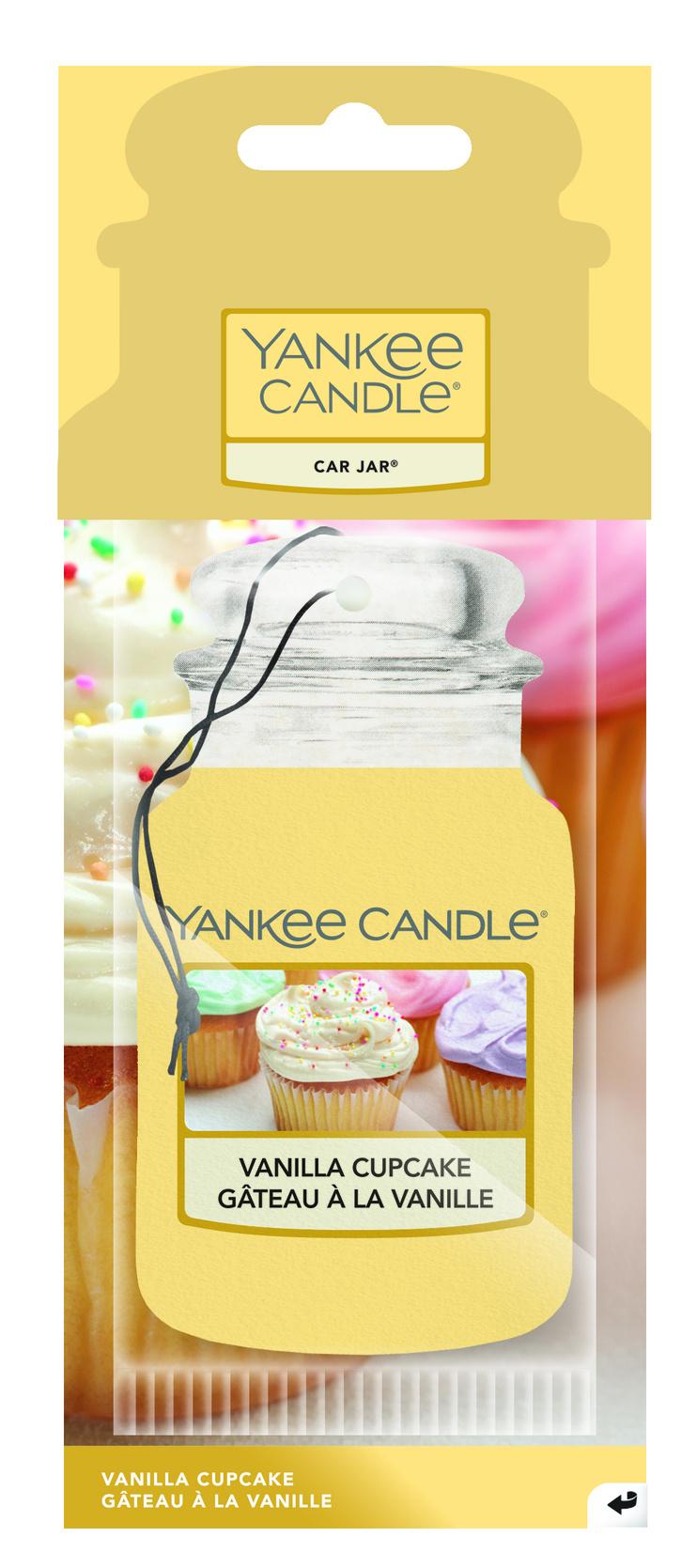 Yankee Candle Car Jar Paper Vanilla Cupcake