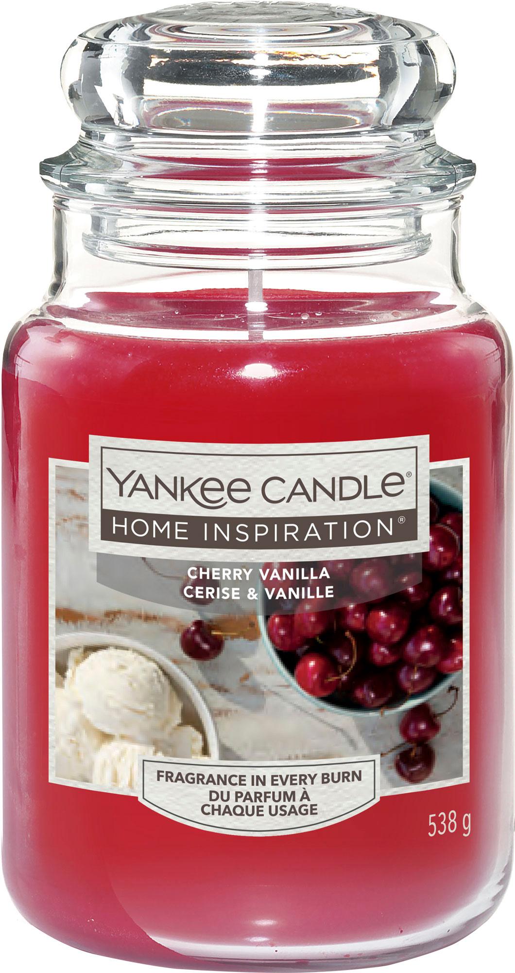 Yankee Candle Home Inspiration Große Kerze im Glas Cherry Vanilla