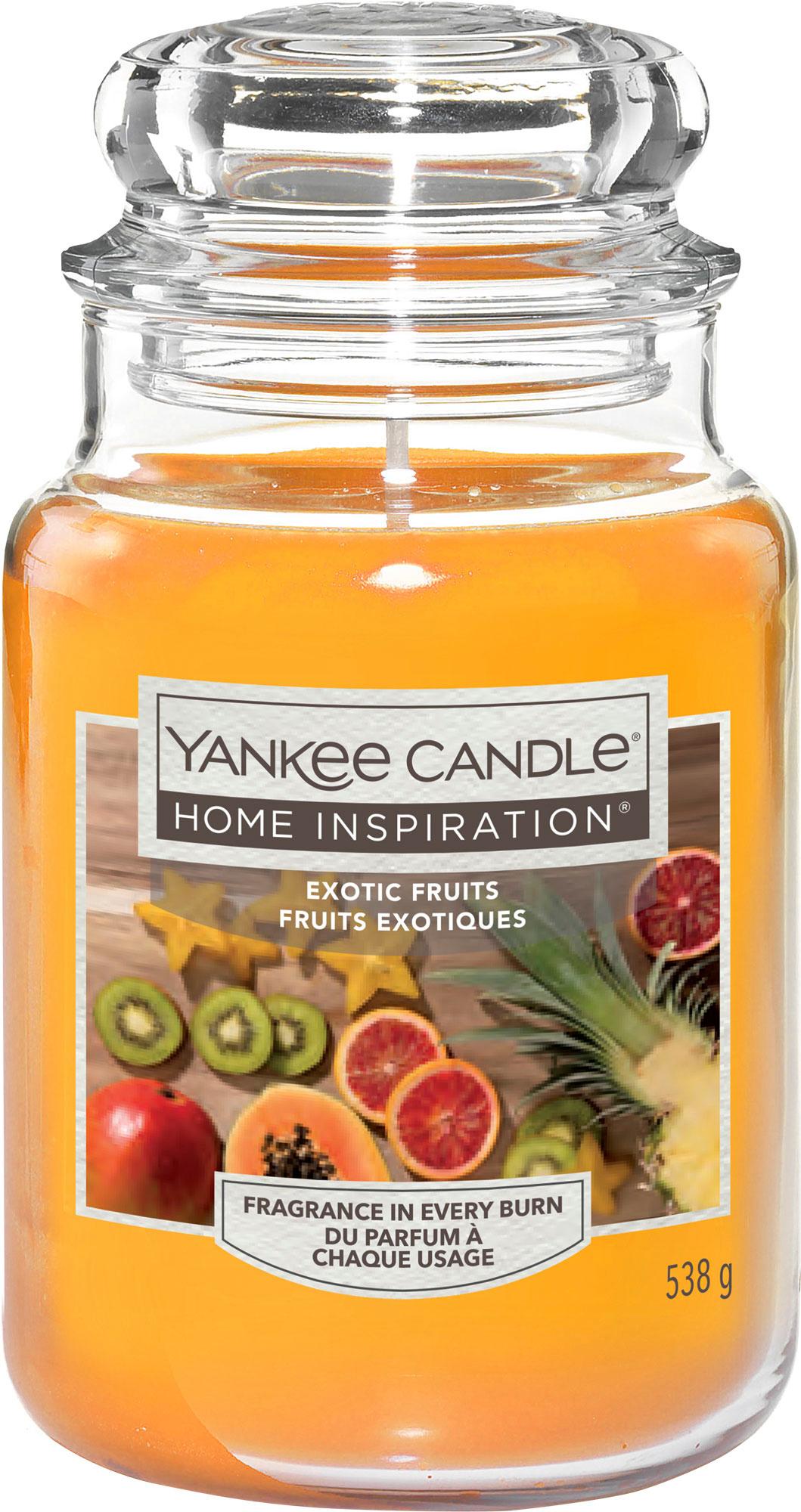 Yankee Candle Home Inspiration Große Kerze im Glas Exotic Fruits