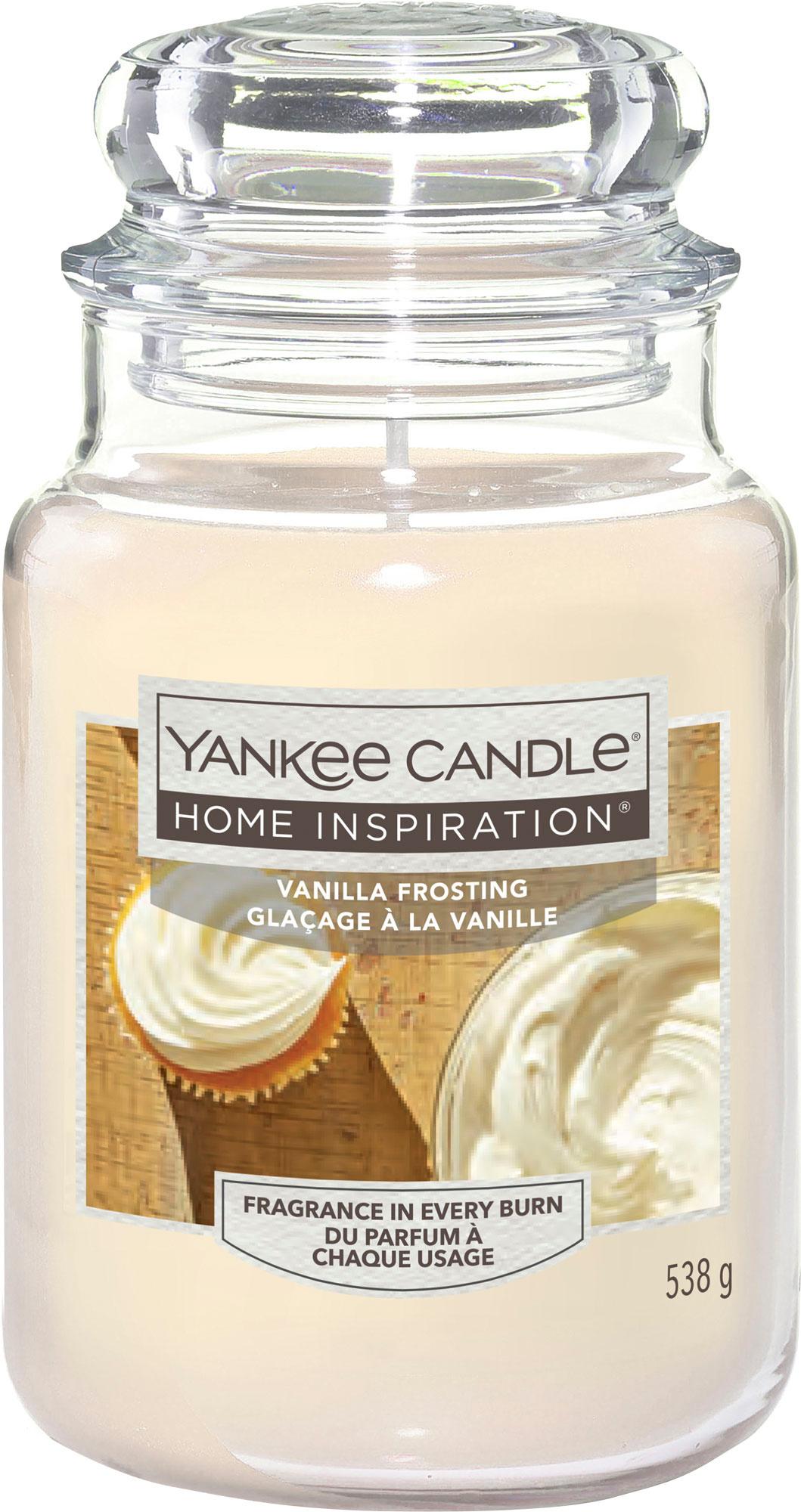 Yankee Candle Home Inspiration Große Kerze im Glas Vanilla Frosting