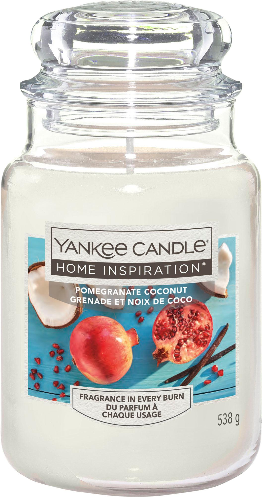 Yankee Candle Home Inspiration Große Kerze im Glas Pomegranate Coconut