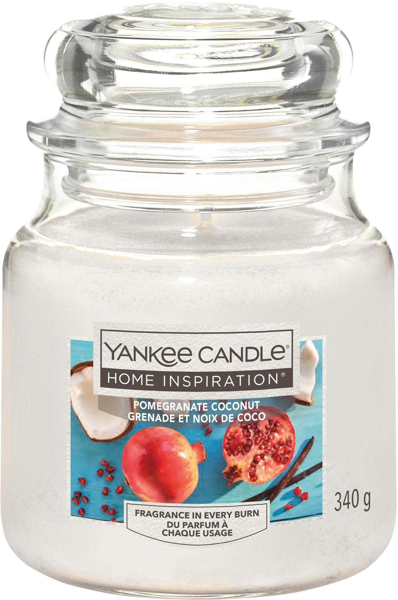 Yankee Candle Home Inspiration Mittelgroße Kerze im Glas Pomegranate&Coconut