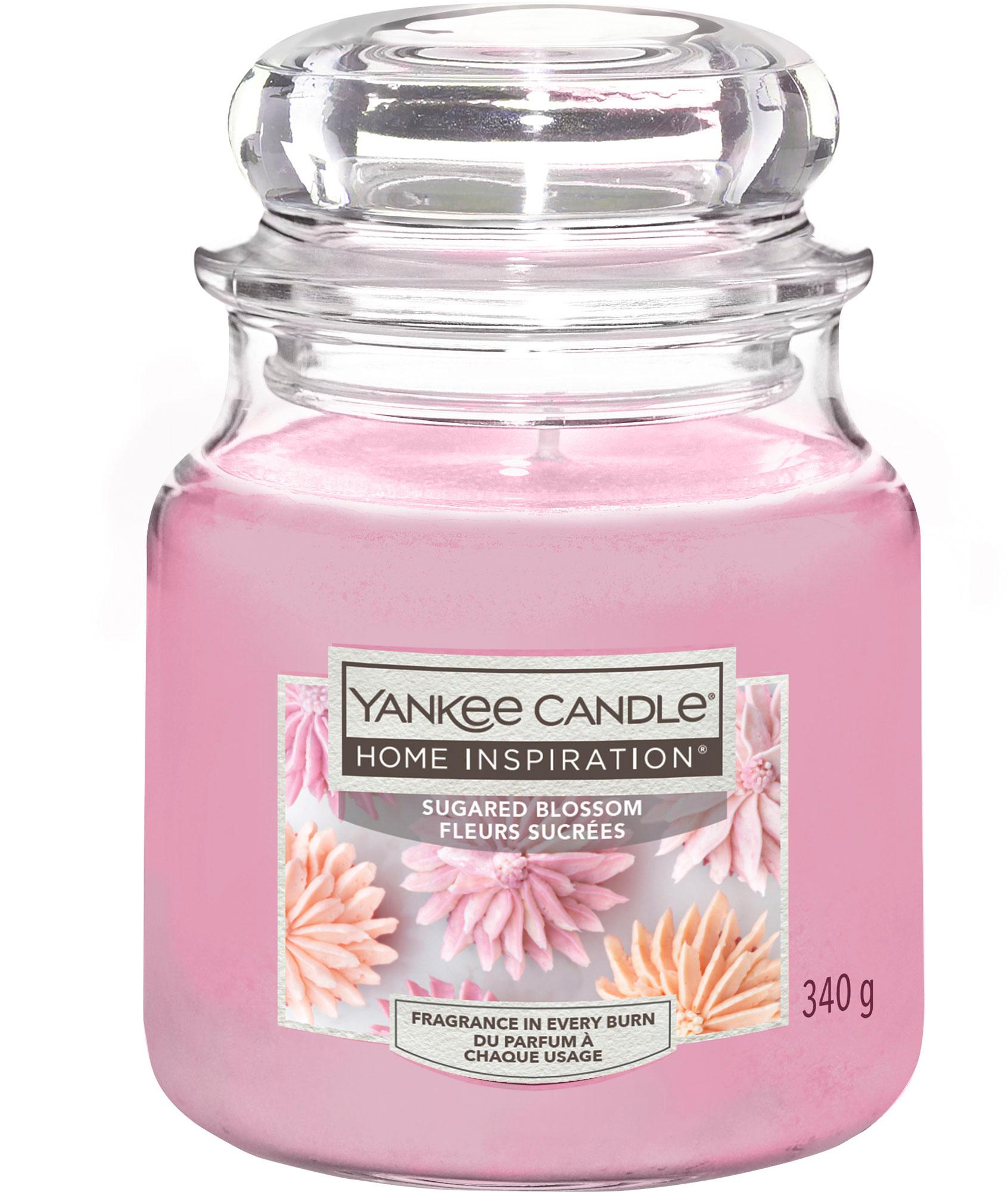 Yankee Candle Home Inspiration Mittelgroße Kerze im Glas Sugared Blossom