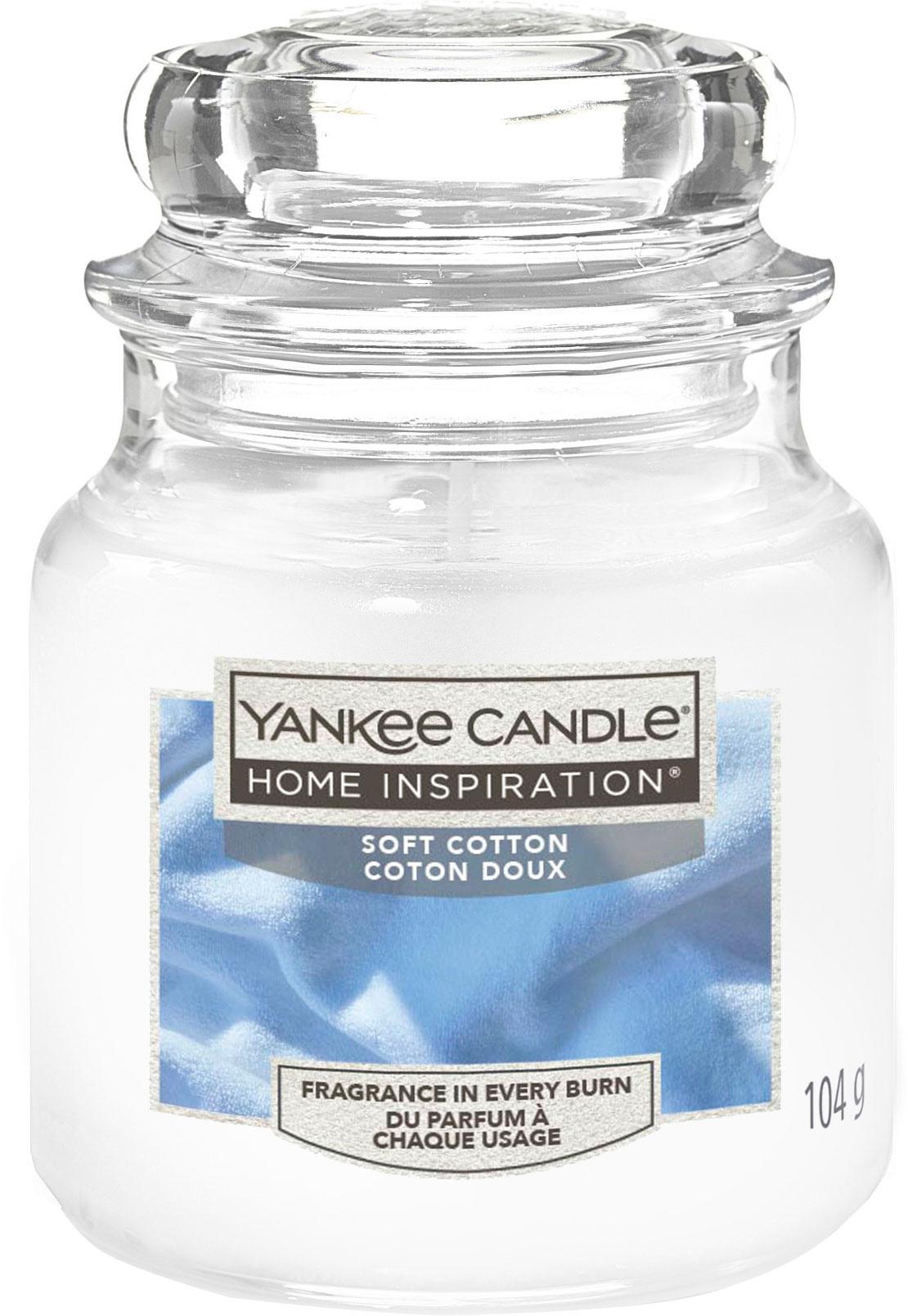 Yankee Candle Home Inspiration Kleine Kerze im Glas Soft Cotton