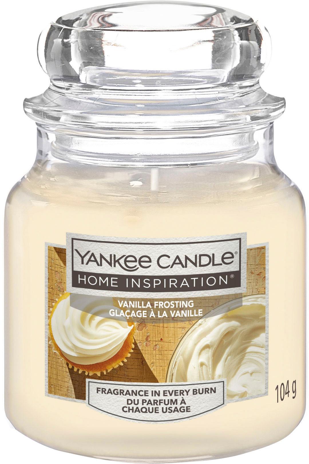 Yankee Candle Home Inspiration Kleine Kerze im Glas Vanilla Frosting