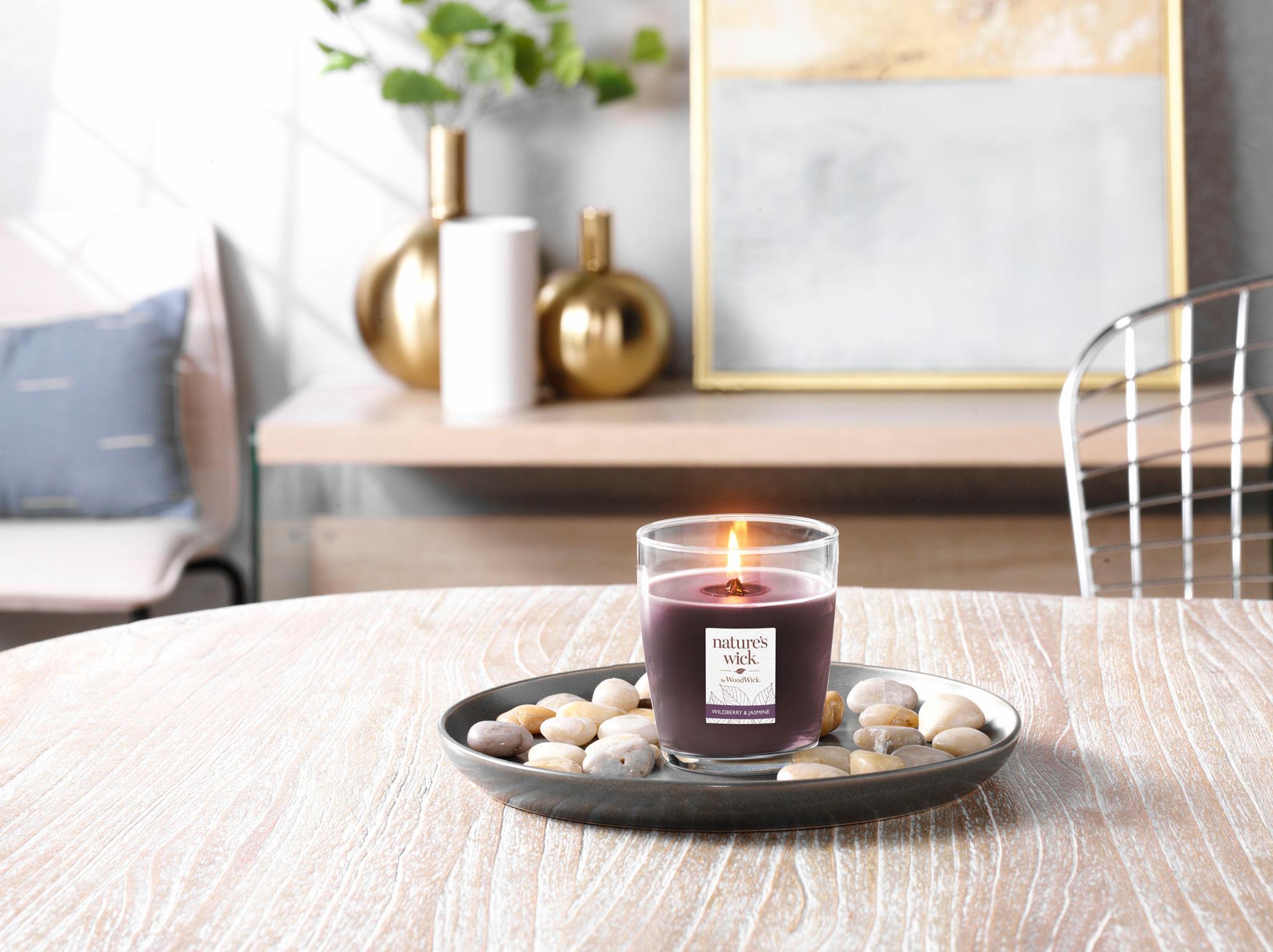 Produktbild nature's wick Mittlere Kerze im Glas Wildberry&Jasmine 2 von 2