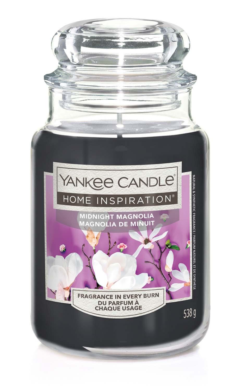 Yankee Candle Home Inspiration Großes Kerze im Glas Midnight Magnolia