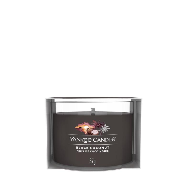 Yankee Candle Glasvotivkerze Black Coconut