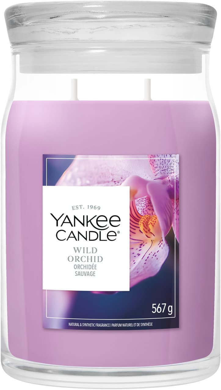 Yankee Candle Duftkerze Signature Large Jar Wild Orchid