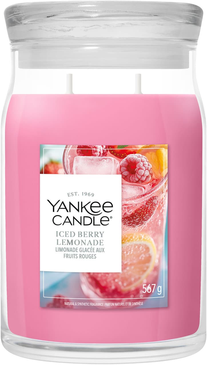 Yankee Candle Duftkerze Signature Large Jar Iced Berry Lemonade
