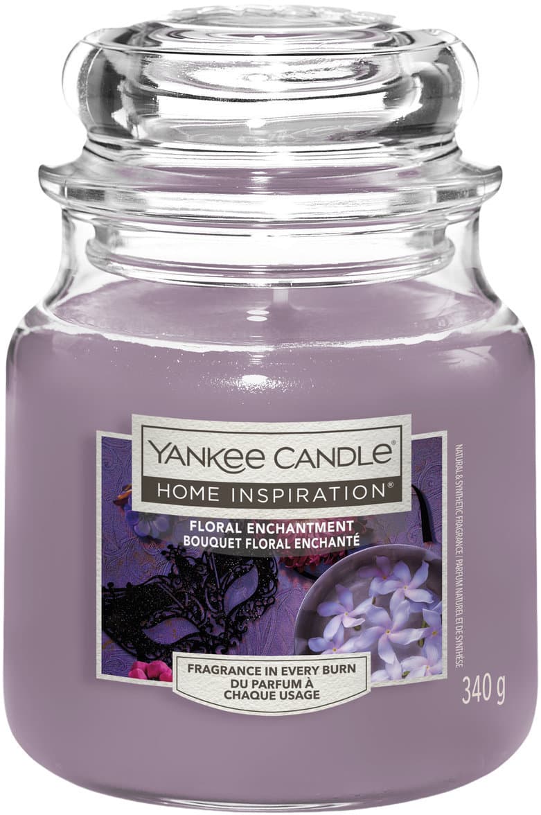 Yankee Candle Home Inspiration Mittelgroße Kerze im Glas Floral Enchantmen