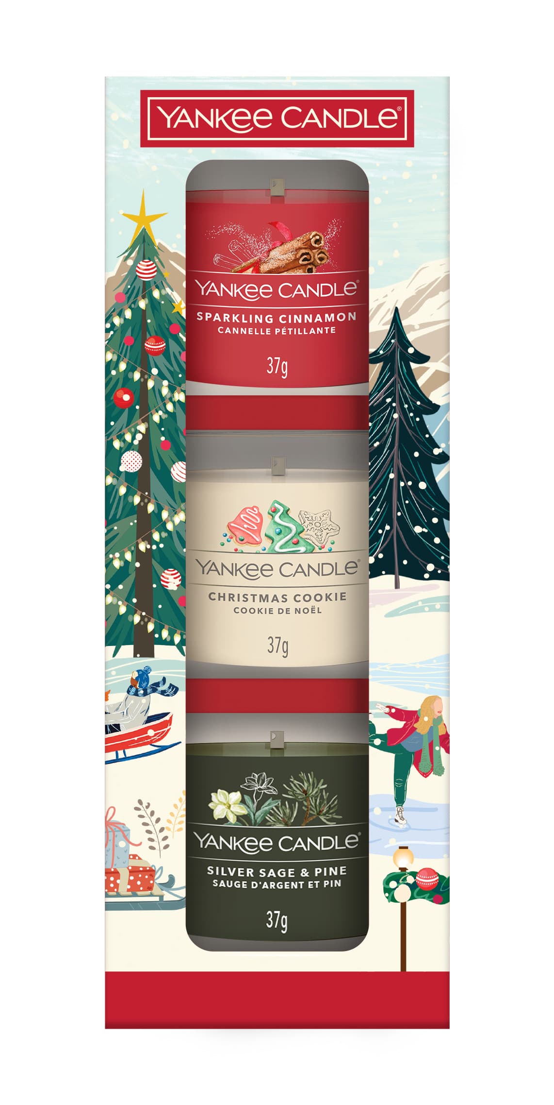 Yankee Candle Votivkerze im Glas 3er Pack