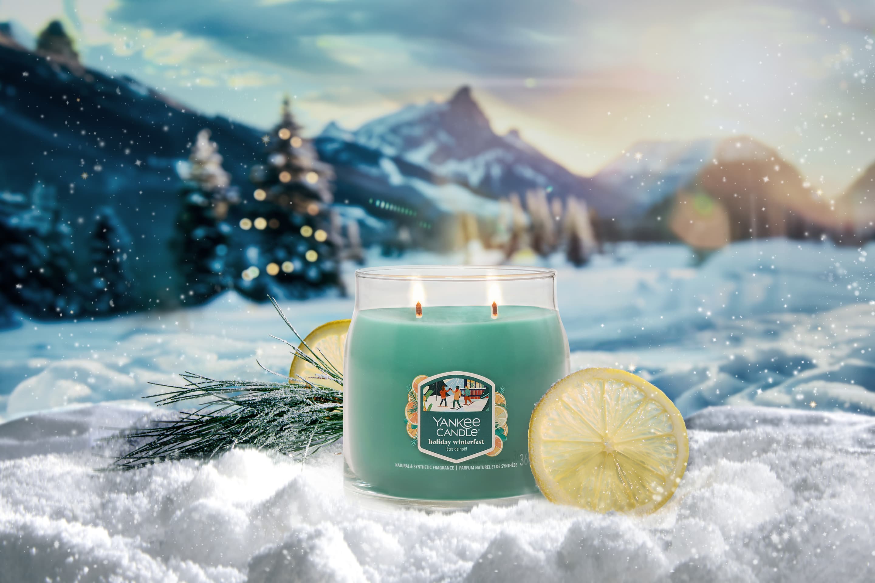 Produktbild Yankee Candle Duftkerze Signature Mittelgroße Kerze im Glas Holiday Winterfest 3 von 3