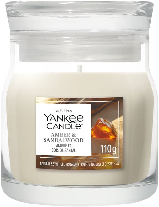 Yankee Candle Duftkerze Signature Small Tumbler Amber & Sandalwood