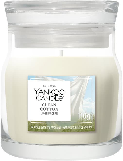 Yankee Candle Duftkerze Signature Small Tumbler Clean Cotton