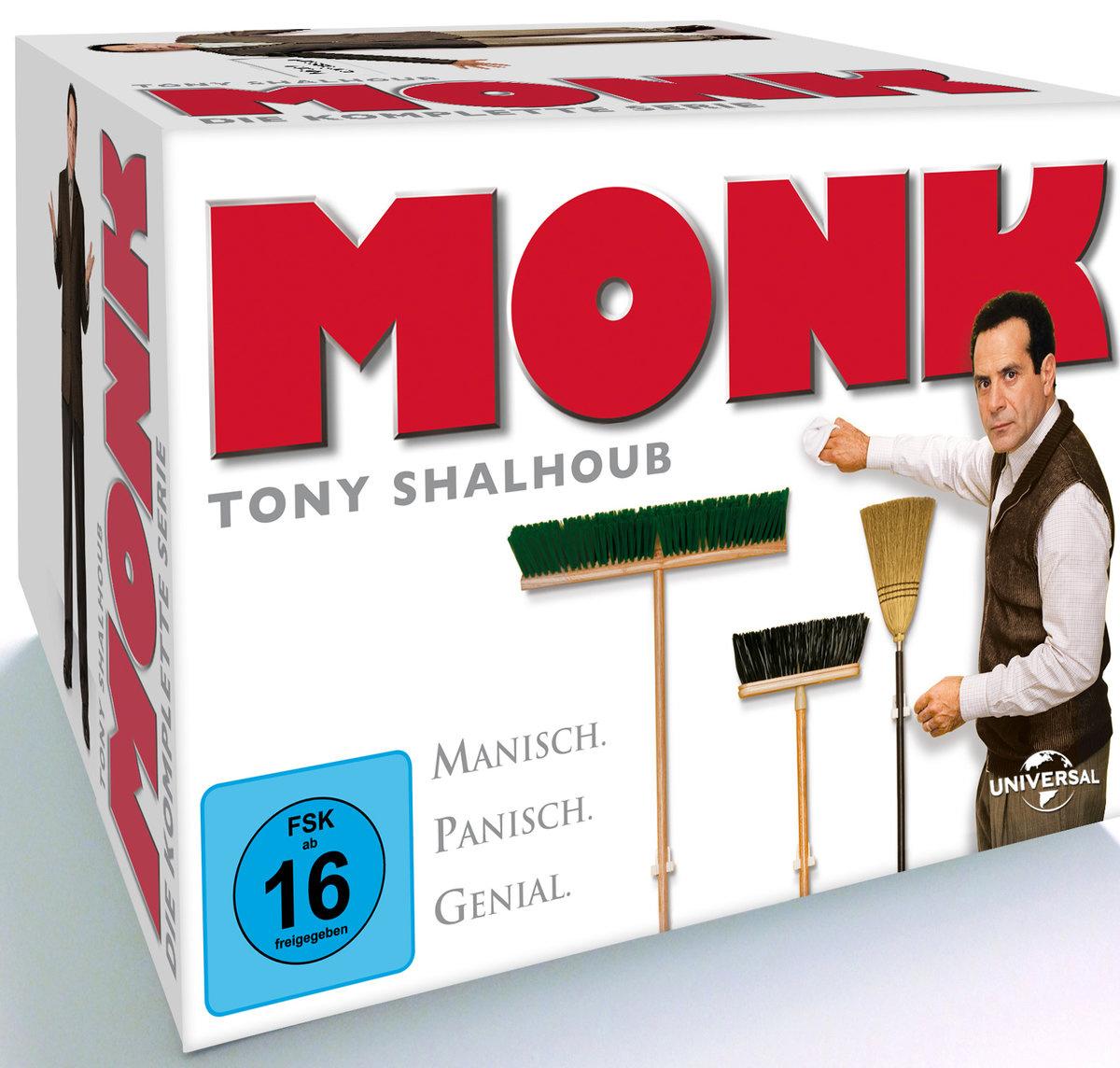 Monk - Staffel 1-8  - Gesamtbox  [32 DVDs]