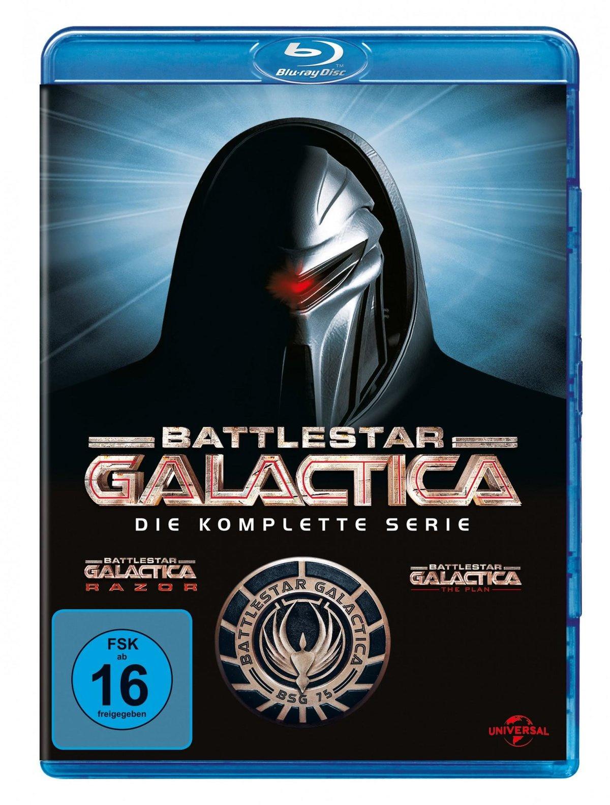 Battlestar Galactica - Season 1-4/Die komplette Serie  [22 BRs]