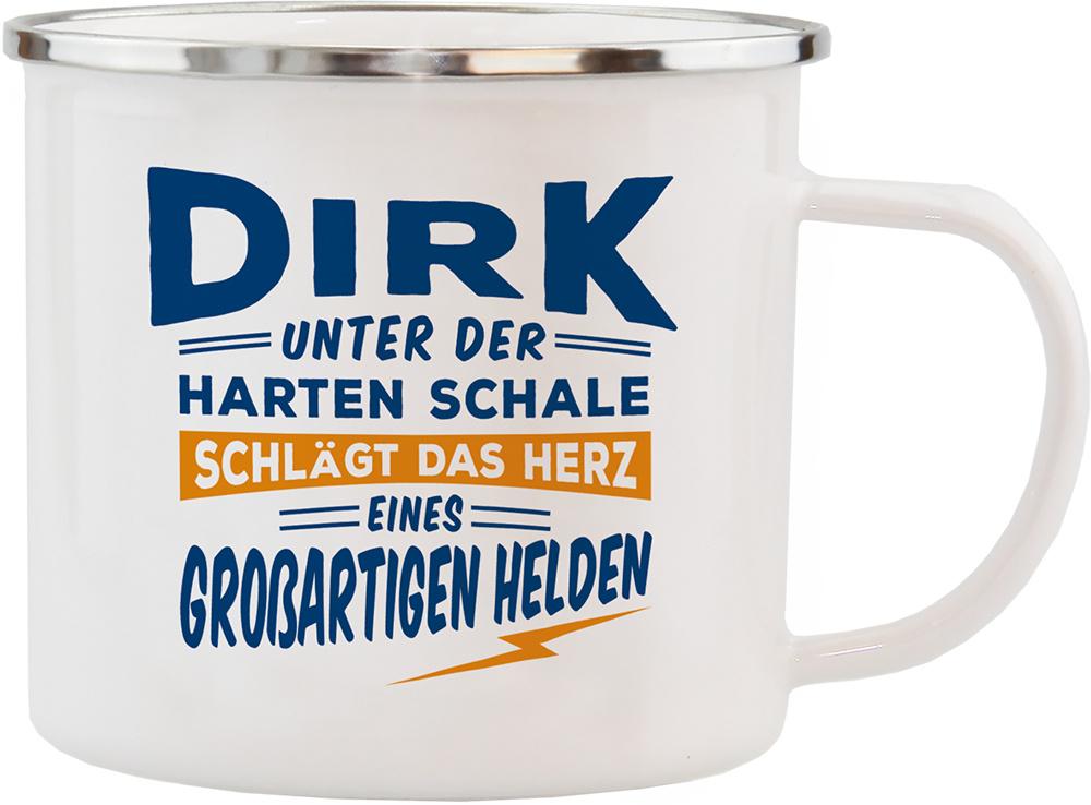 H&H Echter Kerl Emaille-Becher Dirk