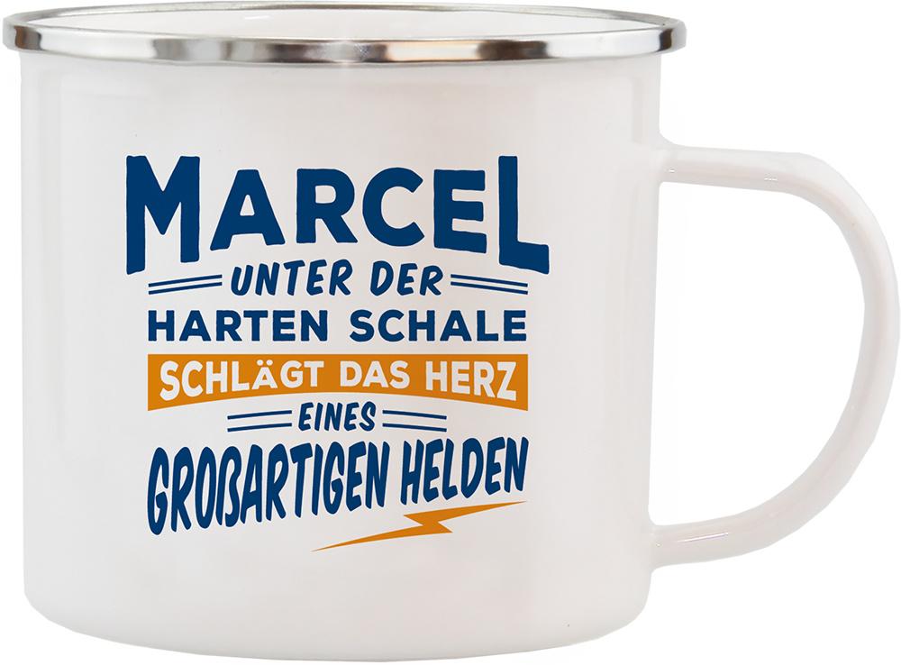 H&H Echter Kerl Emaille-Becher Marcel