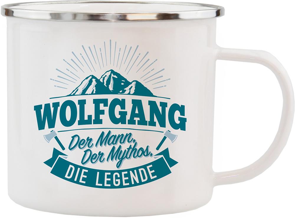 H&H Echter Kerl Emaille-Becher Wolfgang