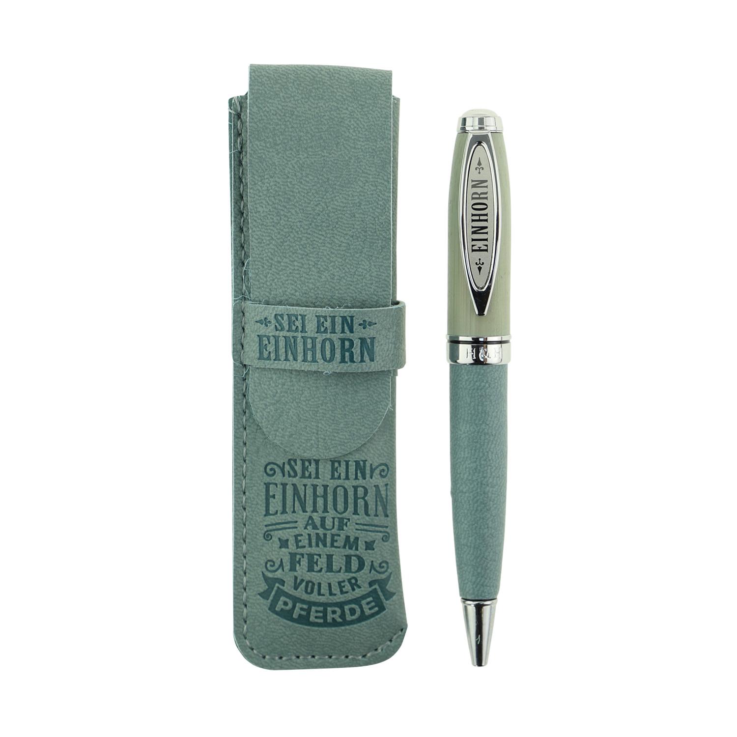 H&H Bamboo Kugelschreiber Einhorn