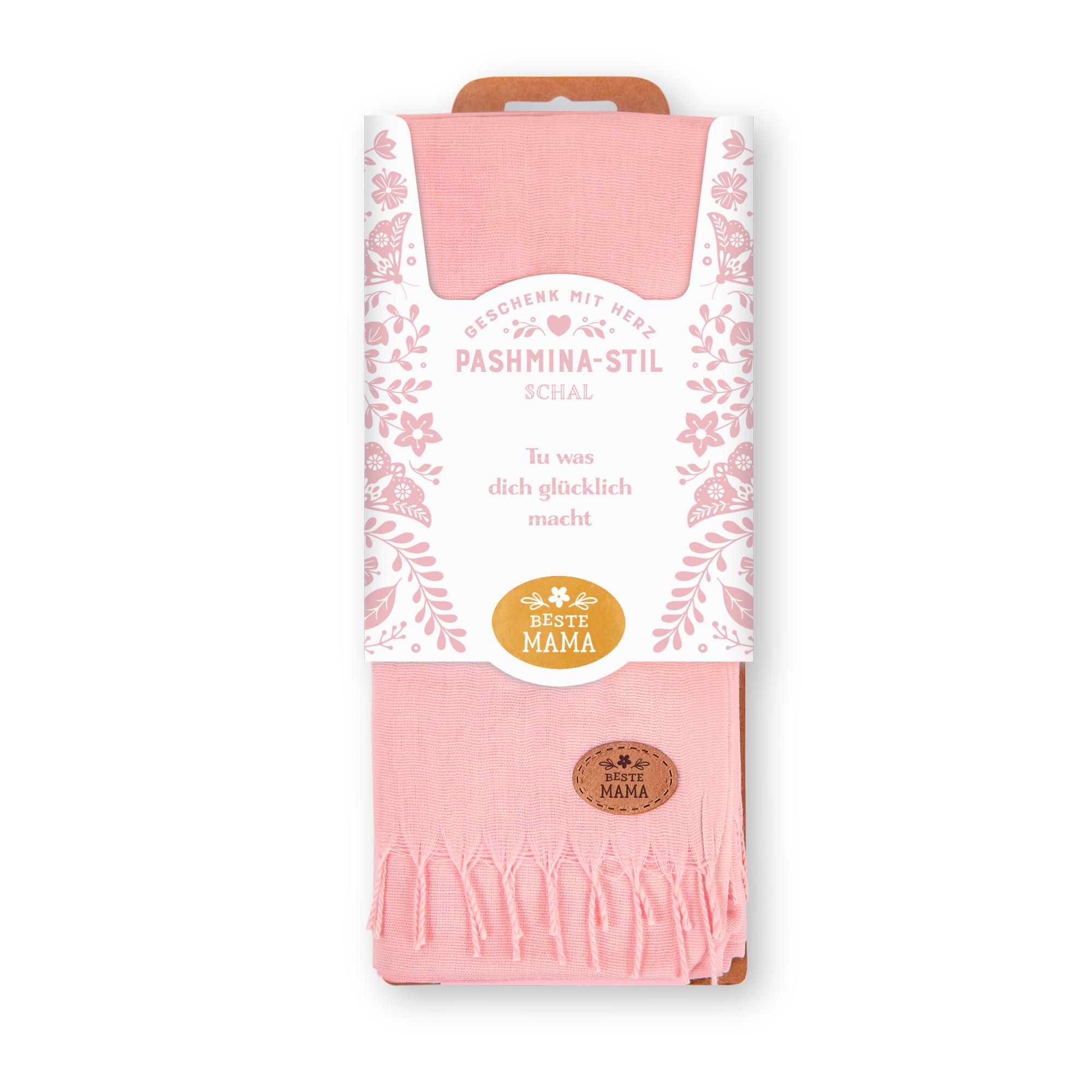 H&H Schal Beste Mama (pink)