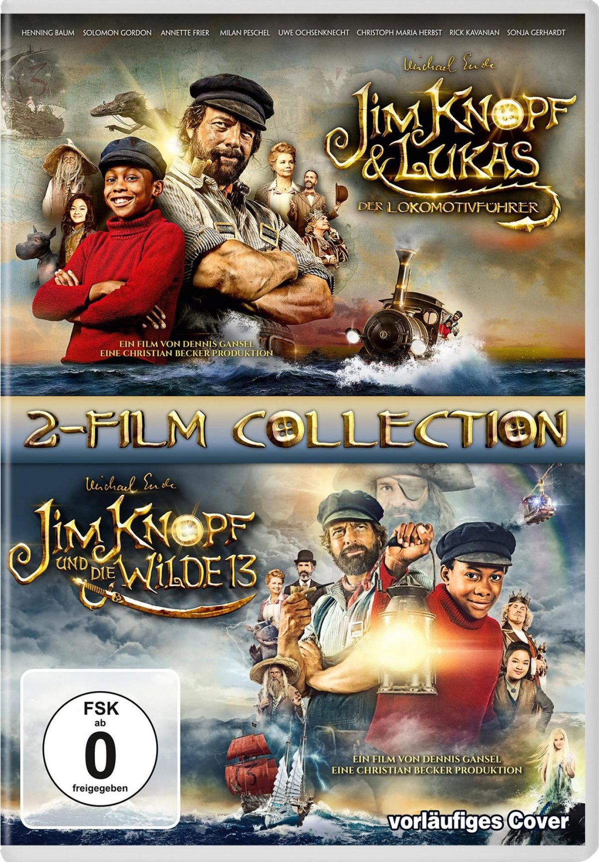 Jim Knopf&Lukas der Lokomotivführer + Jim Knopf und die Wilde 13  [2 DVDs]