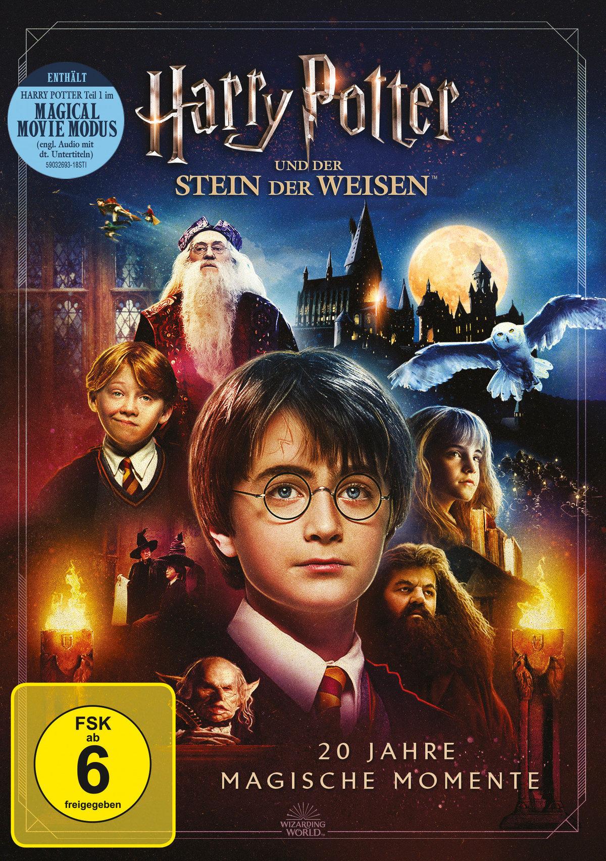 Harry Potter und der Stein der Weisen - Jubiläums-Edition 20 Jahre Magische Momente - Magical Movie Mode[2 DVDs]