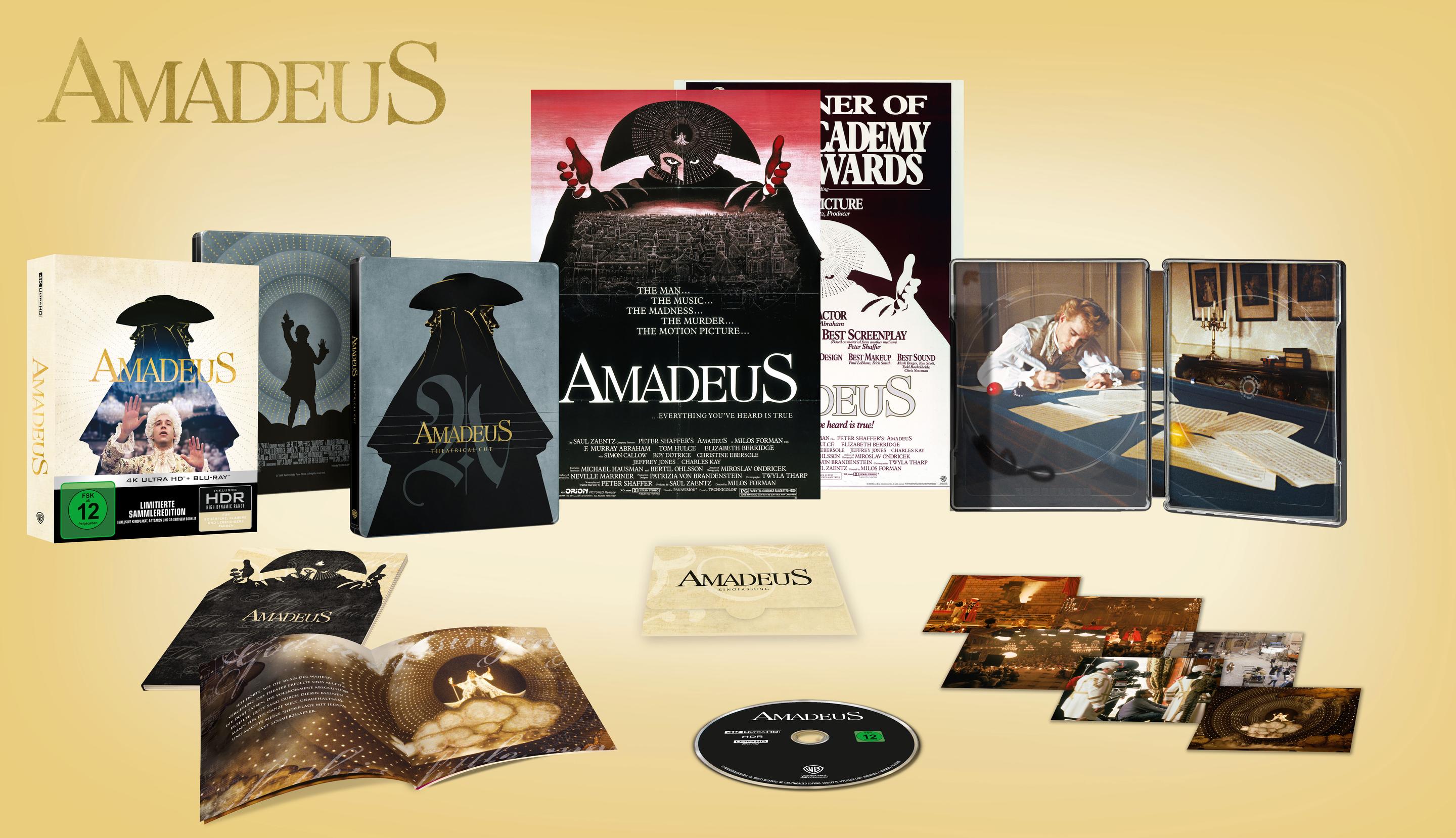 Produktbild Amadeus - Steelbook - Limited Ultimate Collector's Edition  (4K Ultra HD) (+ Blu-ray) 2 von 2