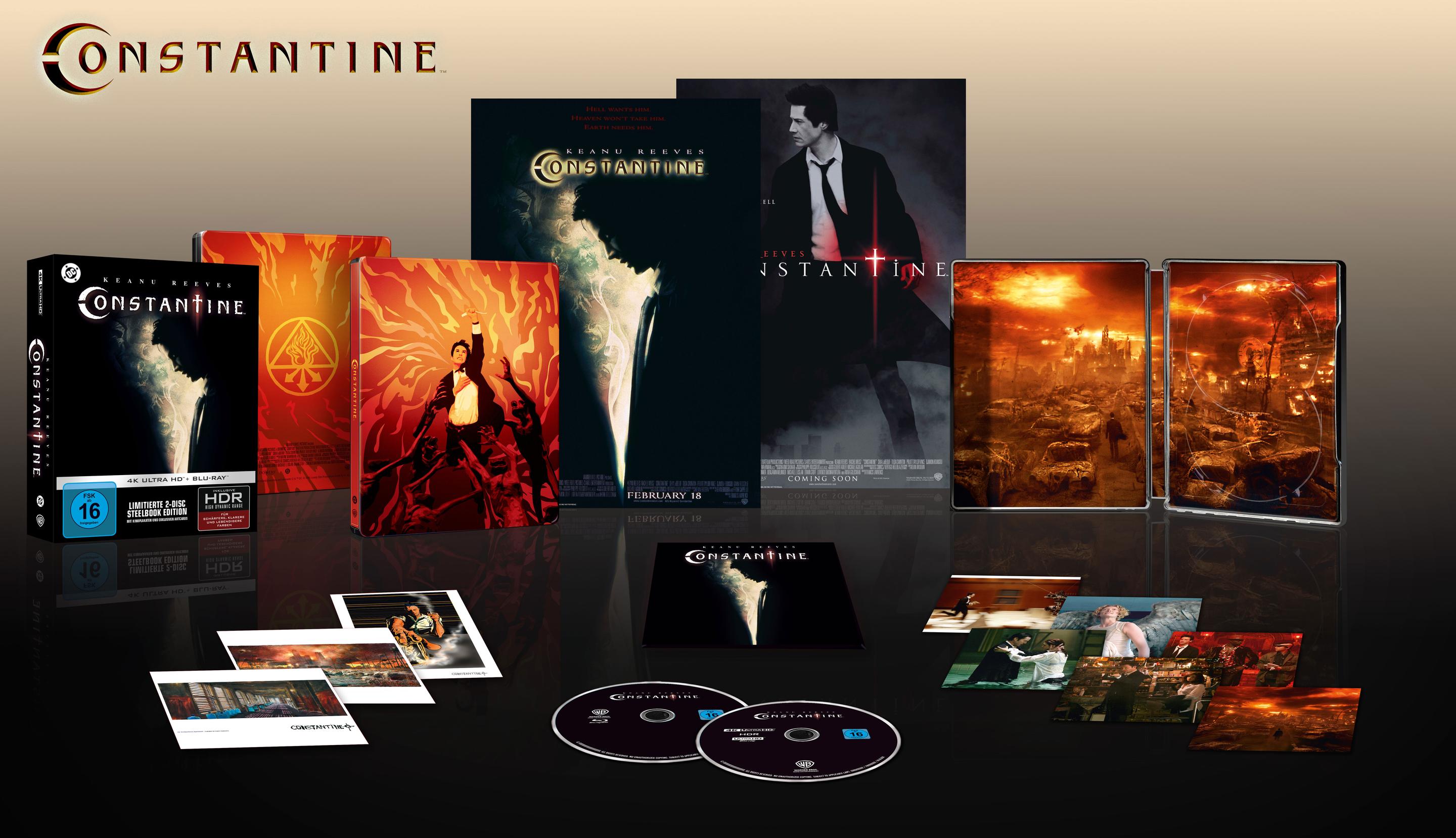 Produktbild Constantine - Steelbook - Ultimate Collector's Limited Edition  (4K Ultra HD) (+ Blu-ray) 3 von 3