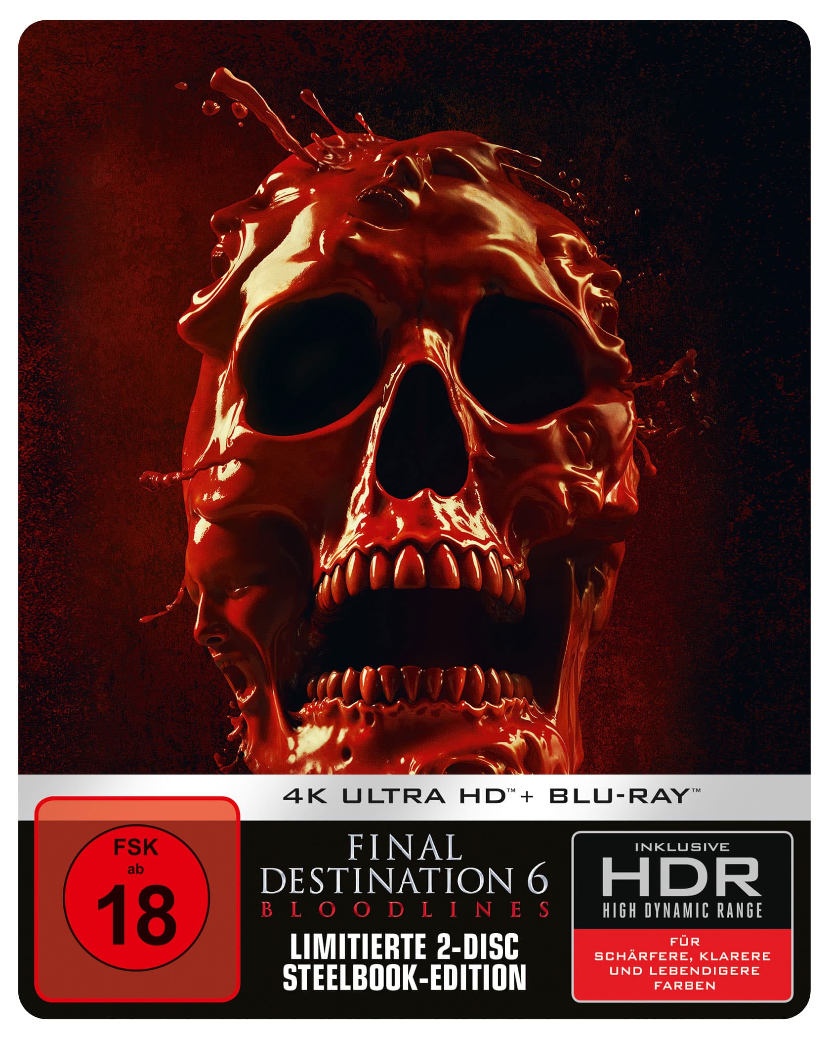 Final Destination Skull - Bloodlines Steelbook (4K-Ultra HD) (+Blu-ray)