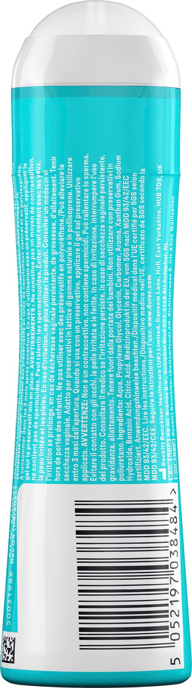 Produktbild Durex Gleitgel Prickelnd 2 von 10