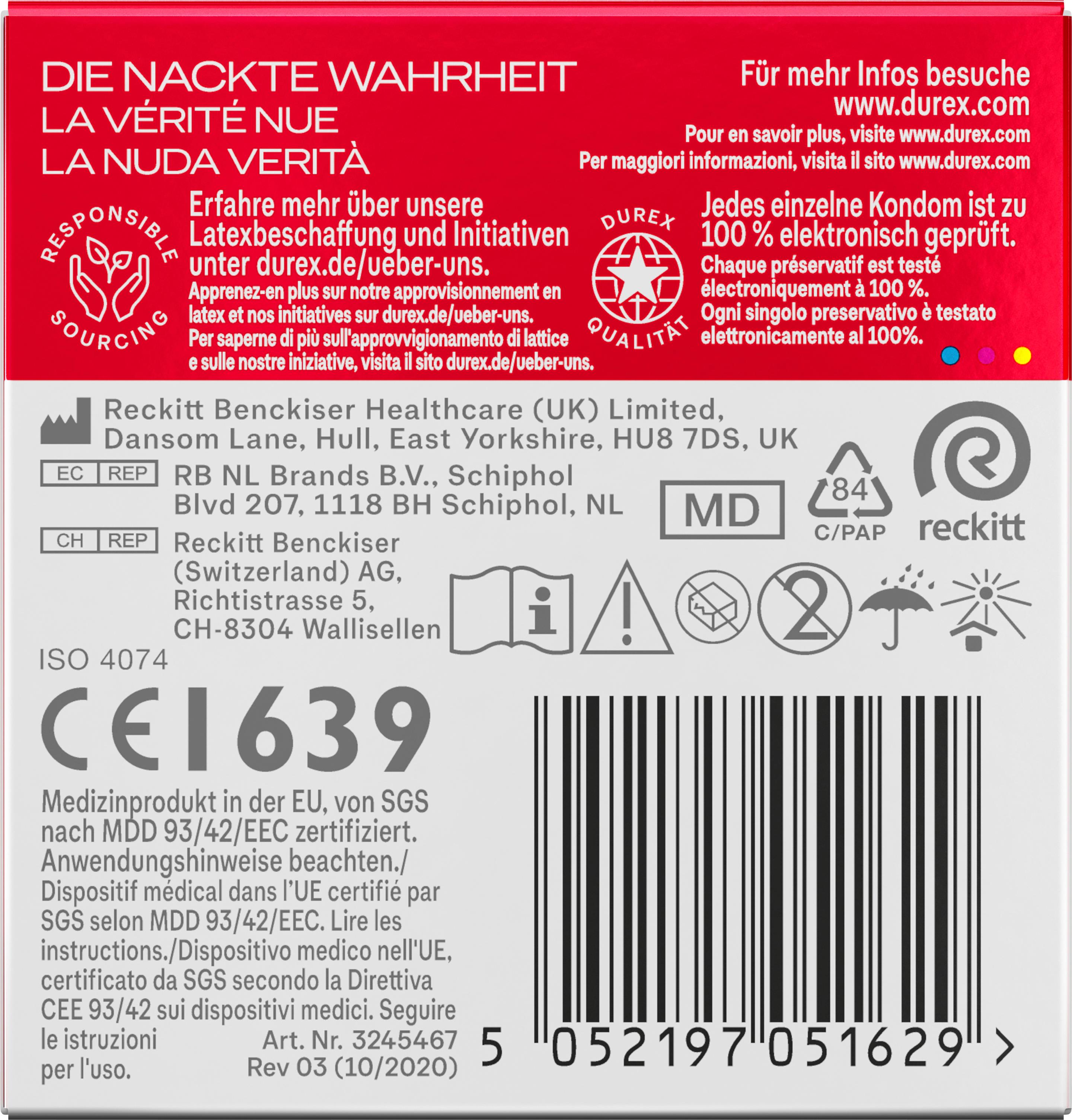 Produktbild Durex Kondome Gefühlsecht Classic 2 von 5