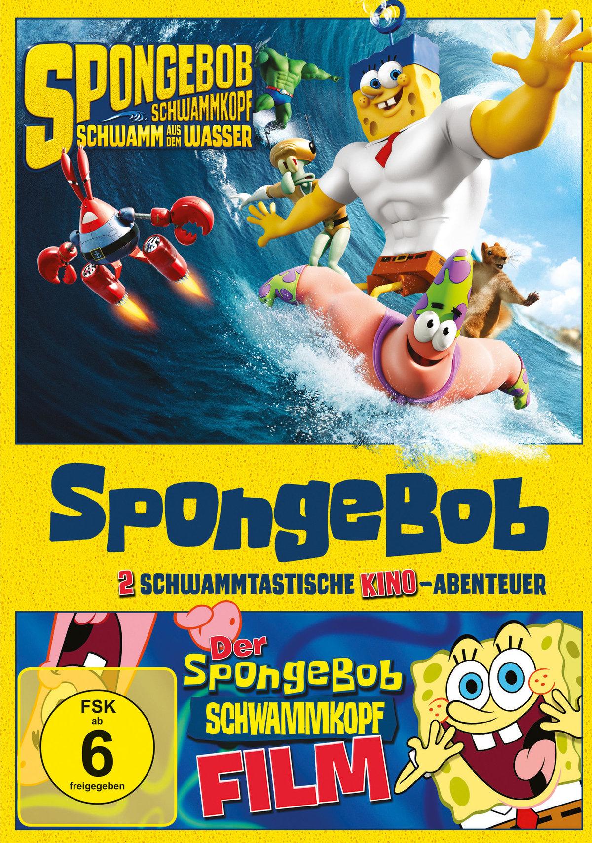 SpongeBob Schwammkopf - Der Film&Schwamm aus dem Wasser  [2 DVDs]