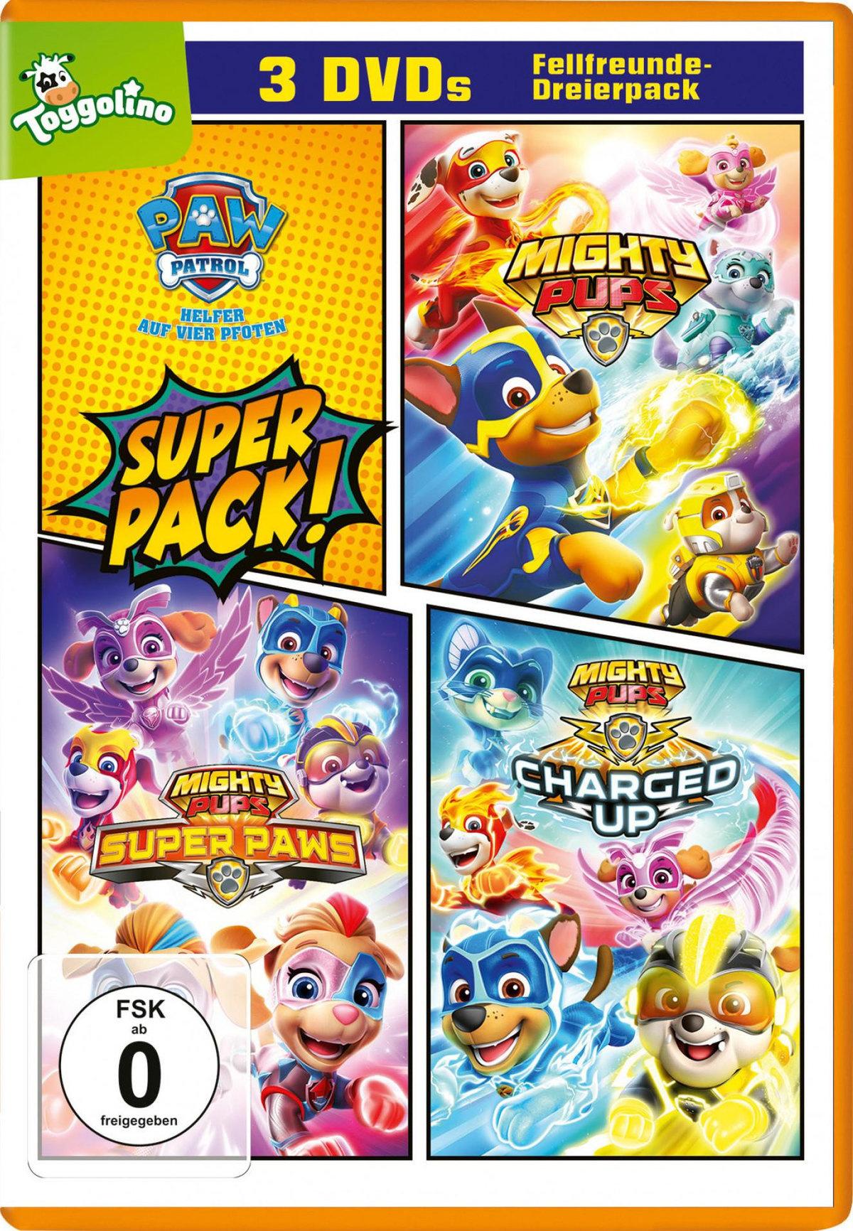 Paw Patrol - Mighty Pups 3er Pack  [3 DVDs]