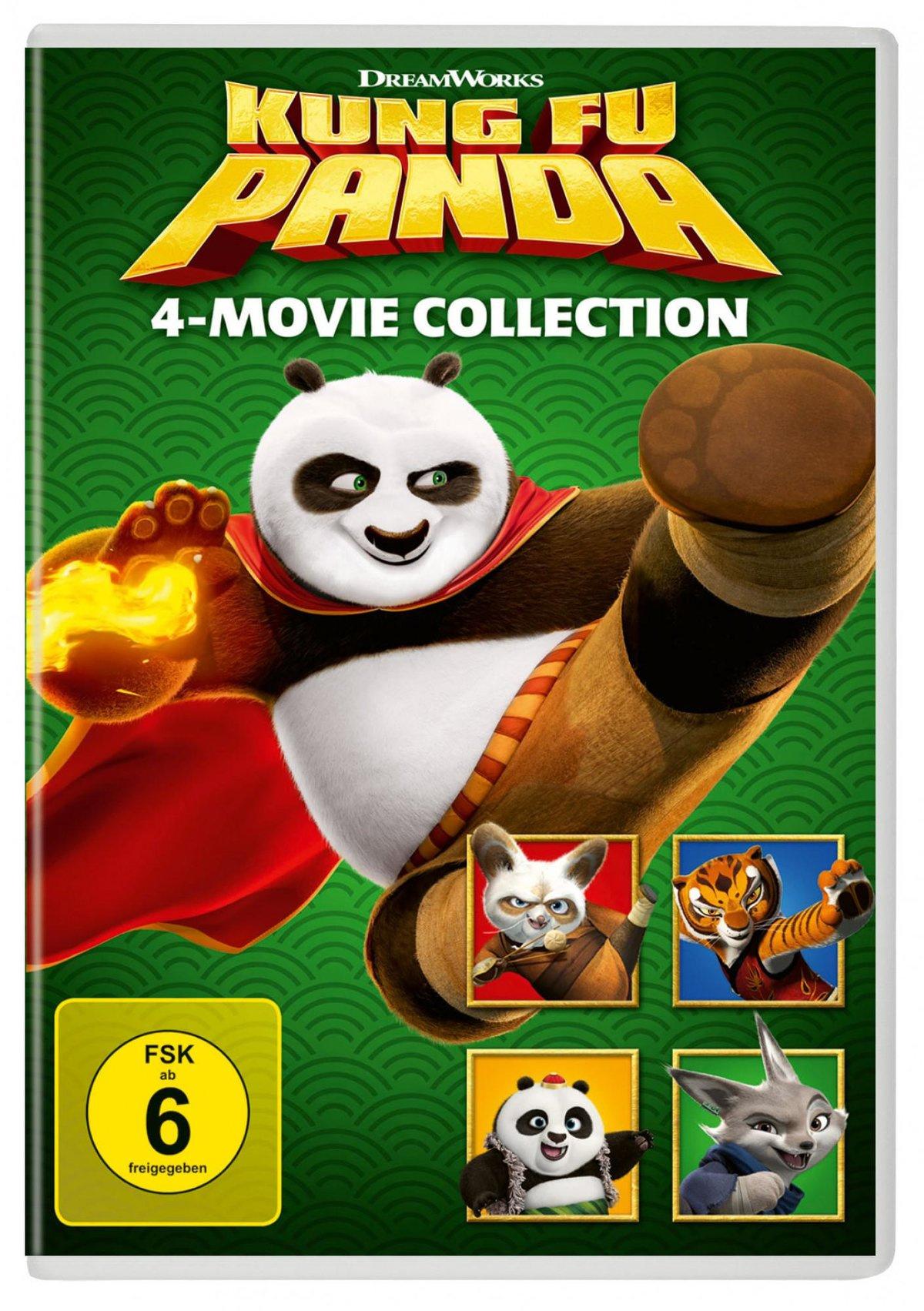 Kung Fu Panda - 1-4 Collection  [4 DVDs]