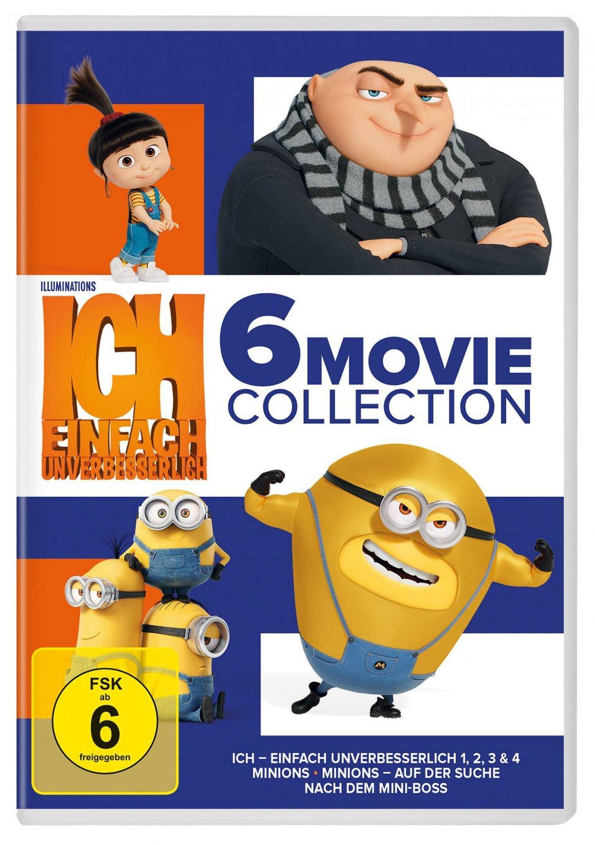Ich einfach unverbesserlich&Minions - 6-Movie Collection  [6 DVDs]