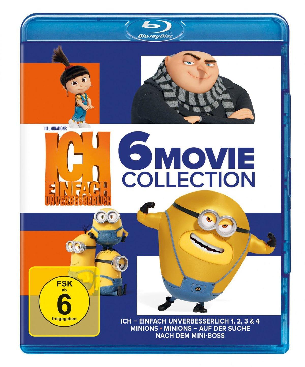 Ich einfach unverbesserlich&Minions - 6-Movie Collection  [6 BRs]