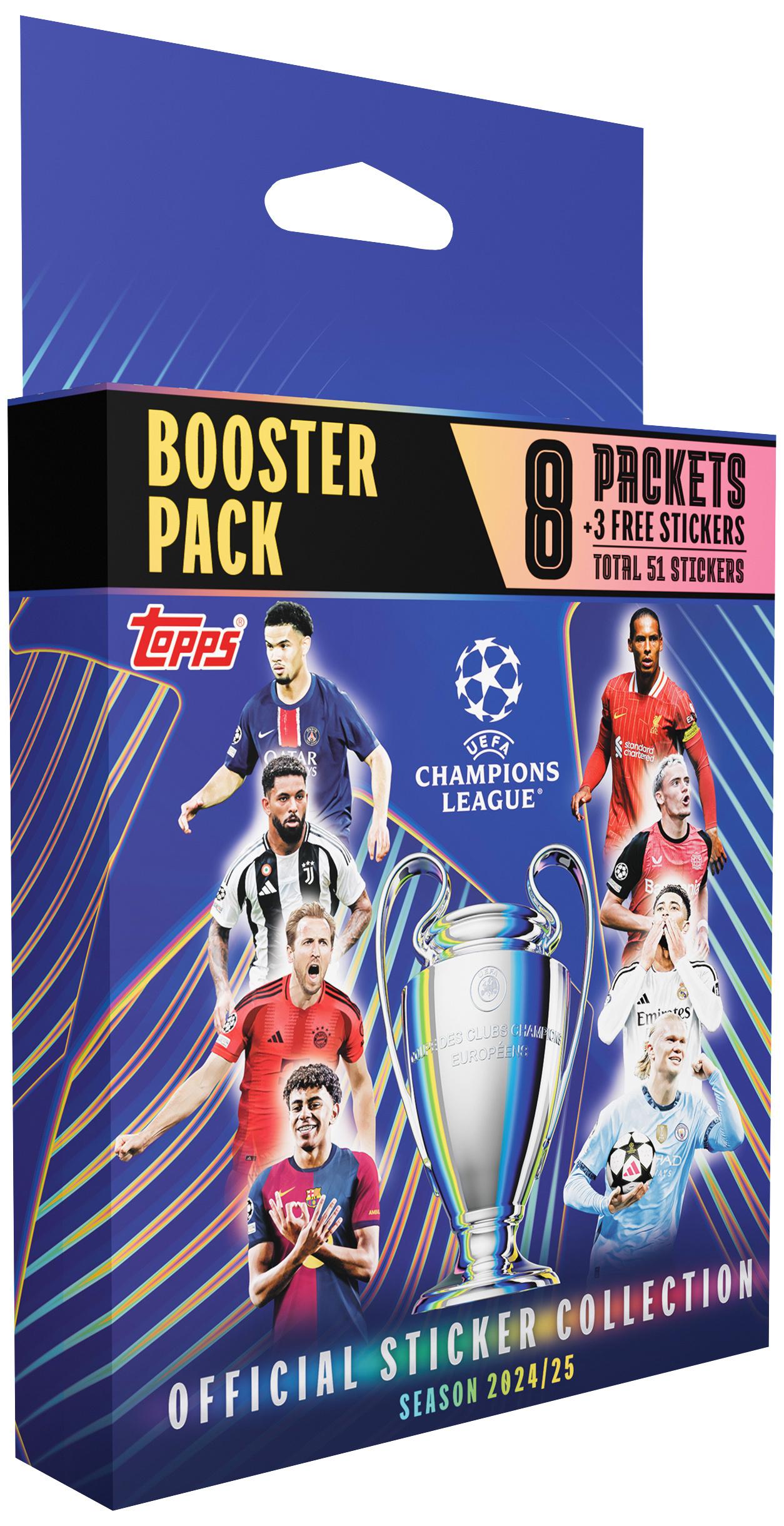 Topps - UEFA Champions League 2024/2025 Sticker ECO Pack