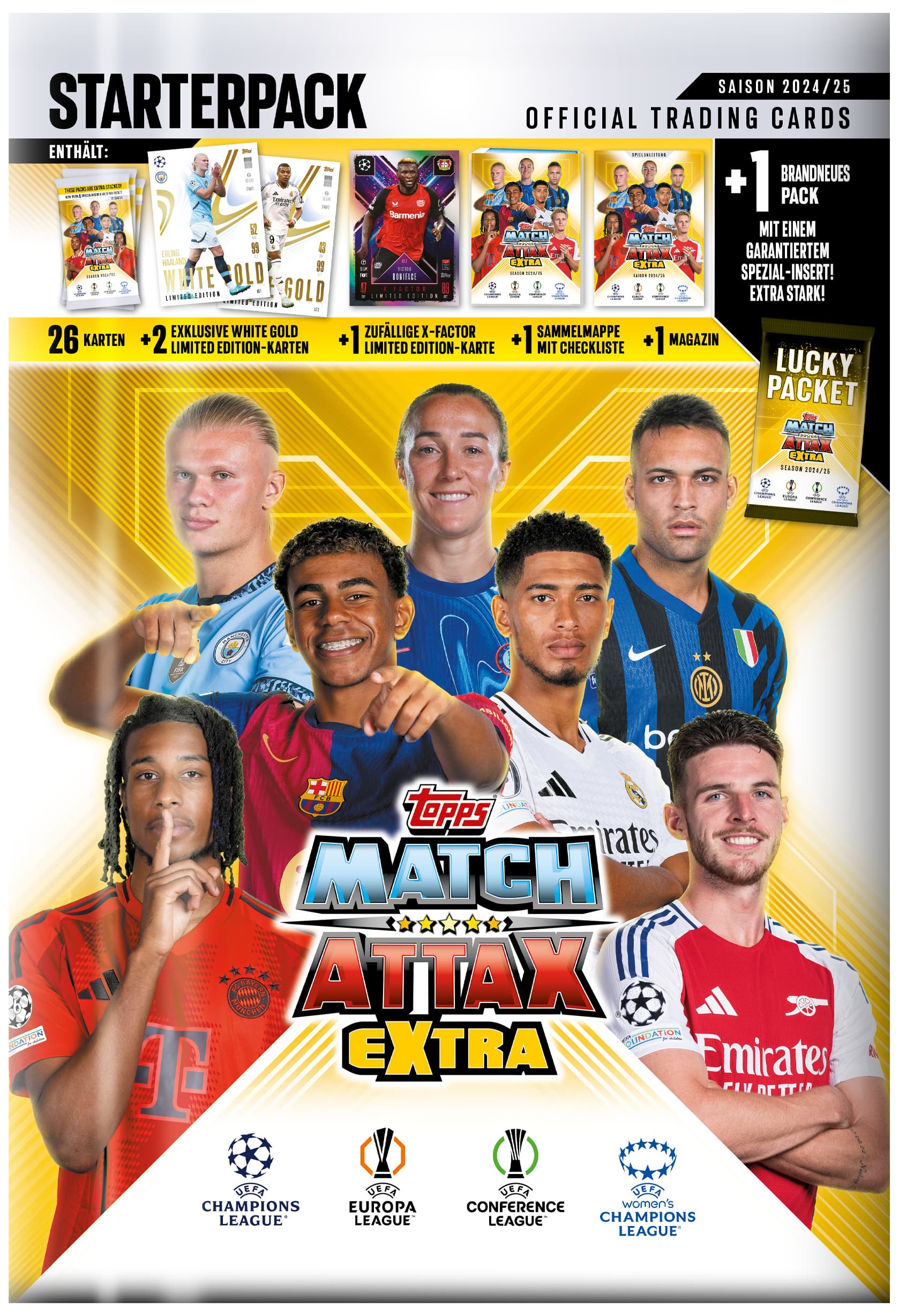 Topps - Match Attax UEFA Champions League TC 2024/2025 Extra - Starterpack