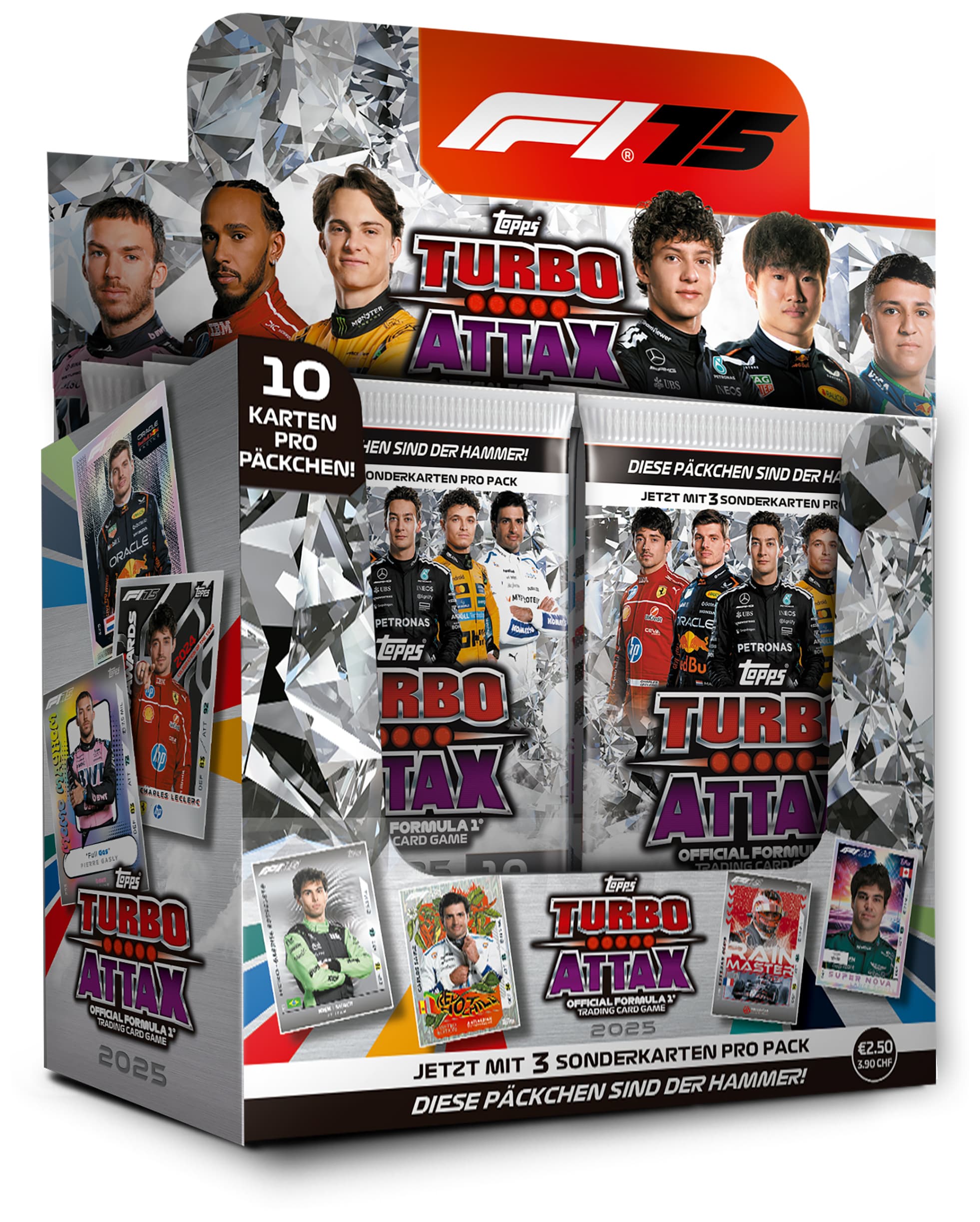 Produktbild Topps Turbo Attax Formel 1 TC 2025 – Booster Pack | Diamond Collection 2 von 2