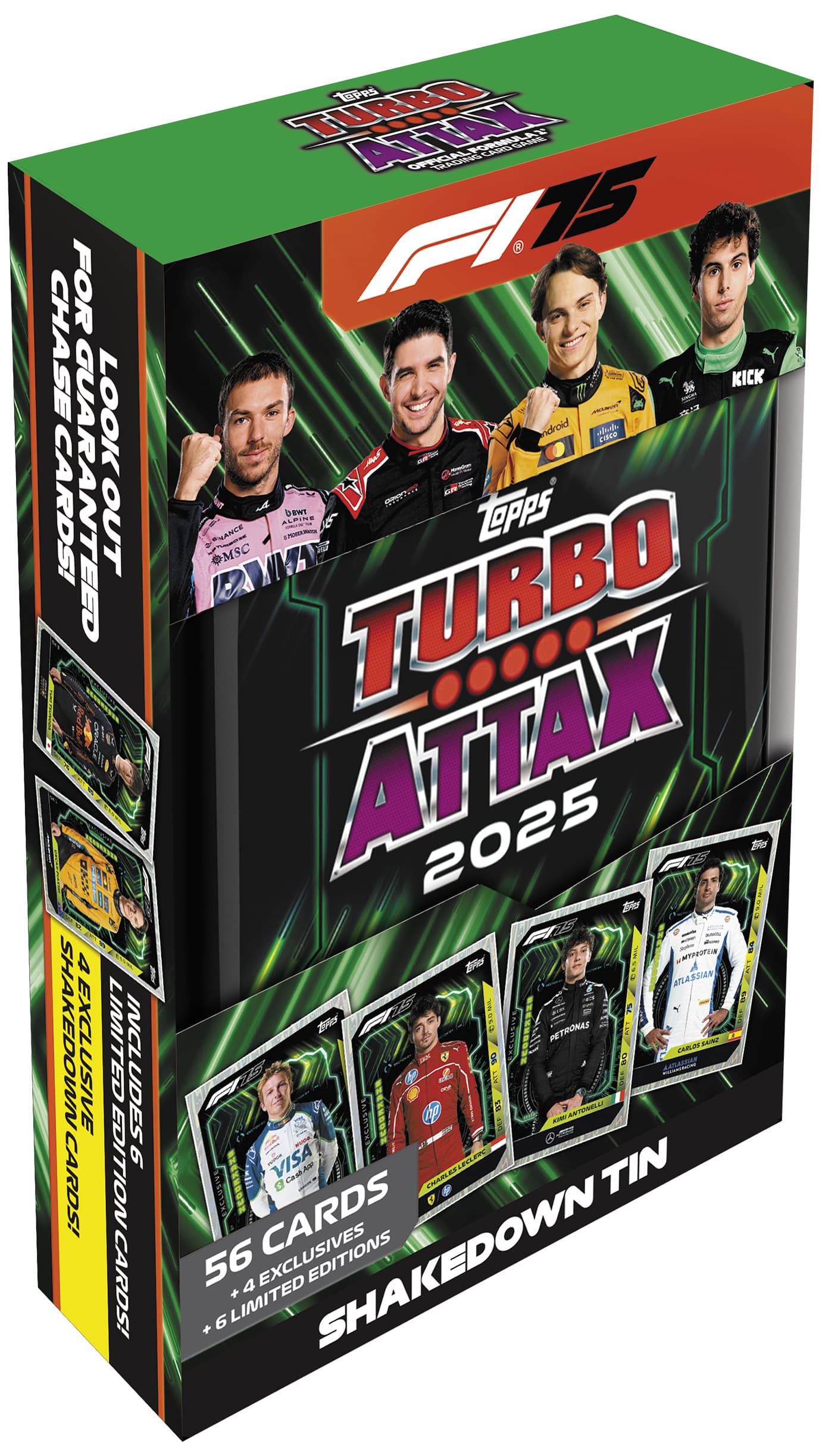 Produktbild Topps F1 Turbo Attax 2025 – Mega Tin Trading Cards, 1 Stück, sortiert 2 von 2
