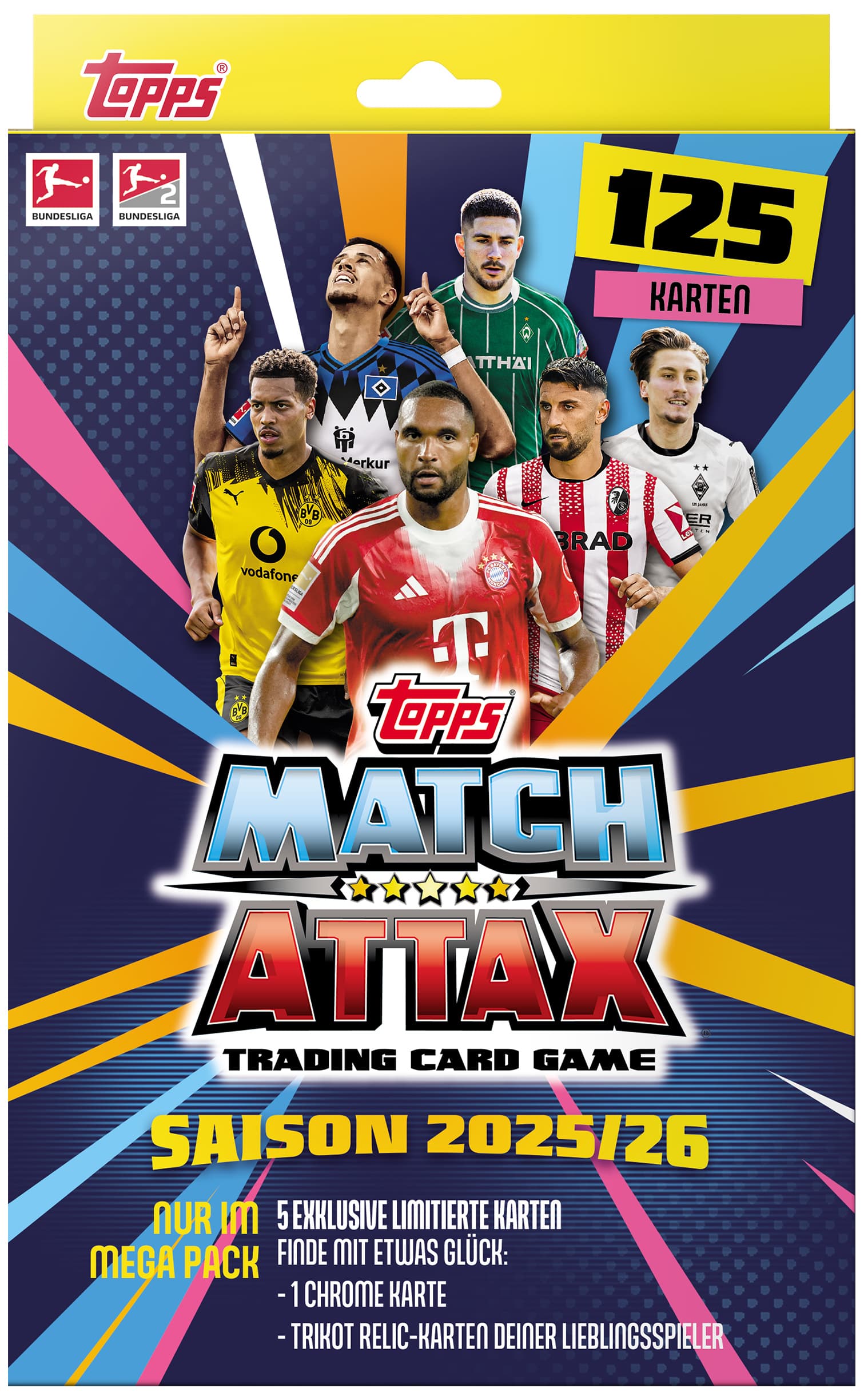 Topps Match Attax Bundesliga 2025/2026 Mega Pack – Oktober Edition