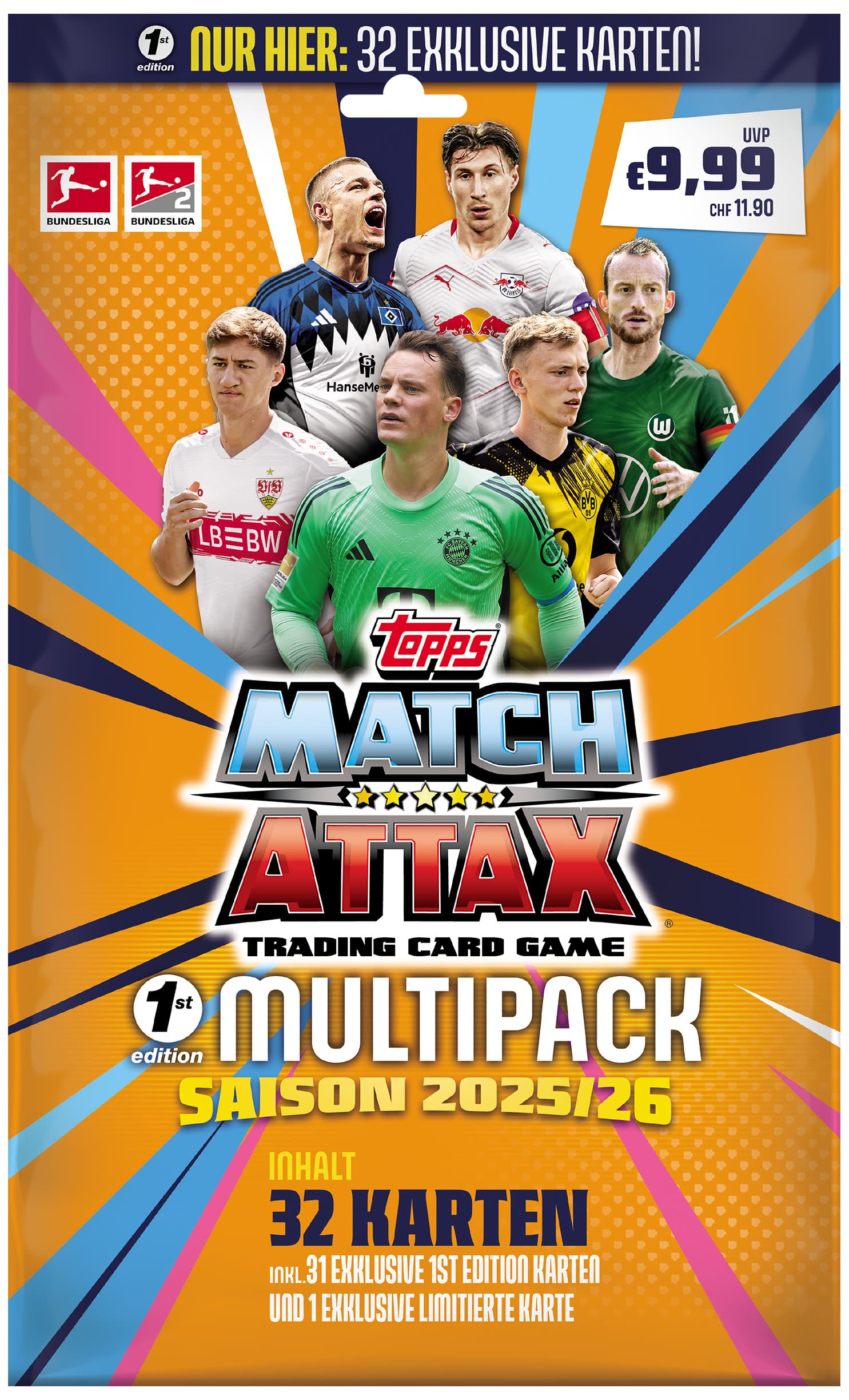 Topps - Match Attax Bundesliga 2025/2026 – 1st Edition Multipack