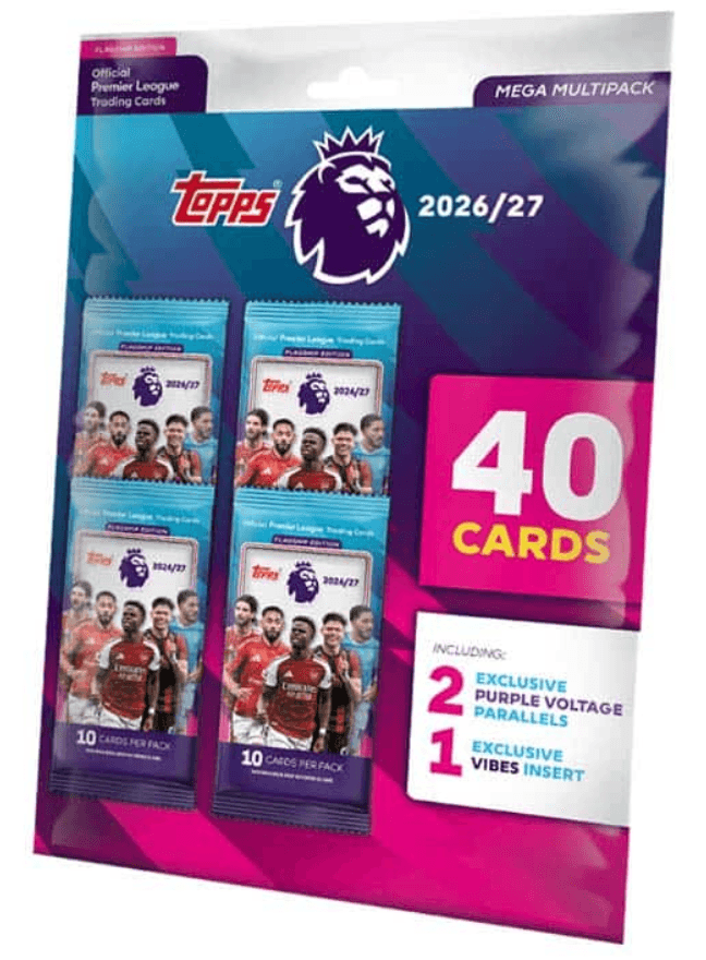 Topps Premier League Trading Cards 2026/27 Mega Multipack