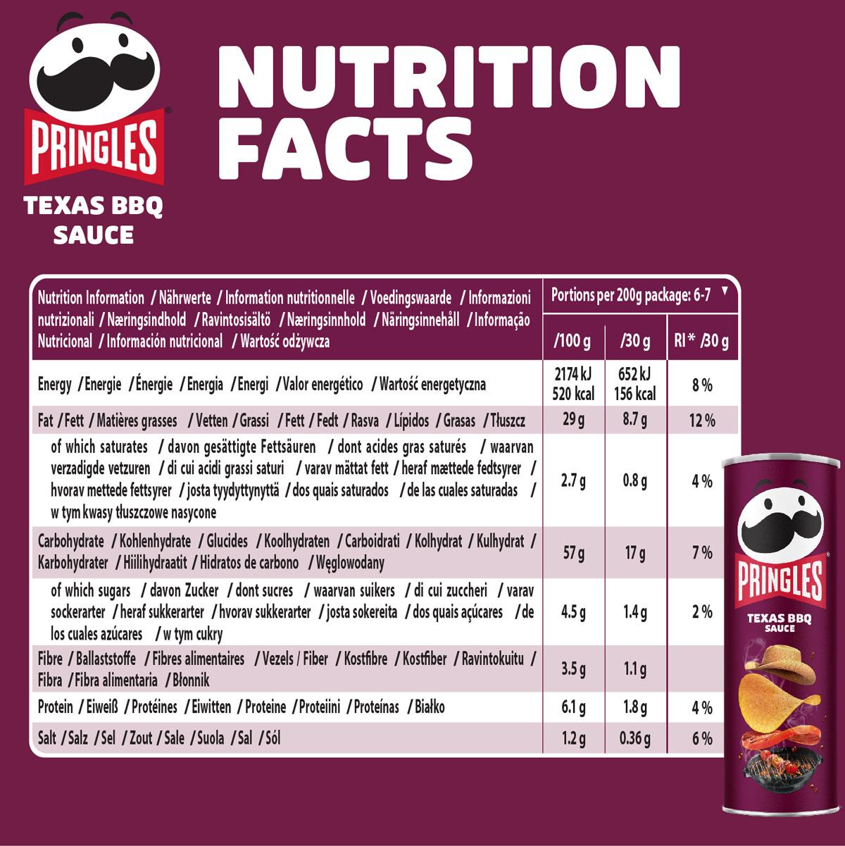 Produktbild Pringles Chips Texas BBQ Sauce 5 von 6