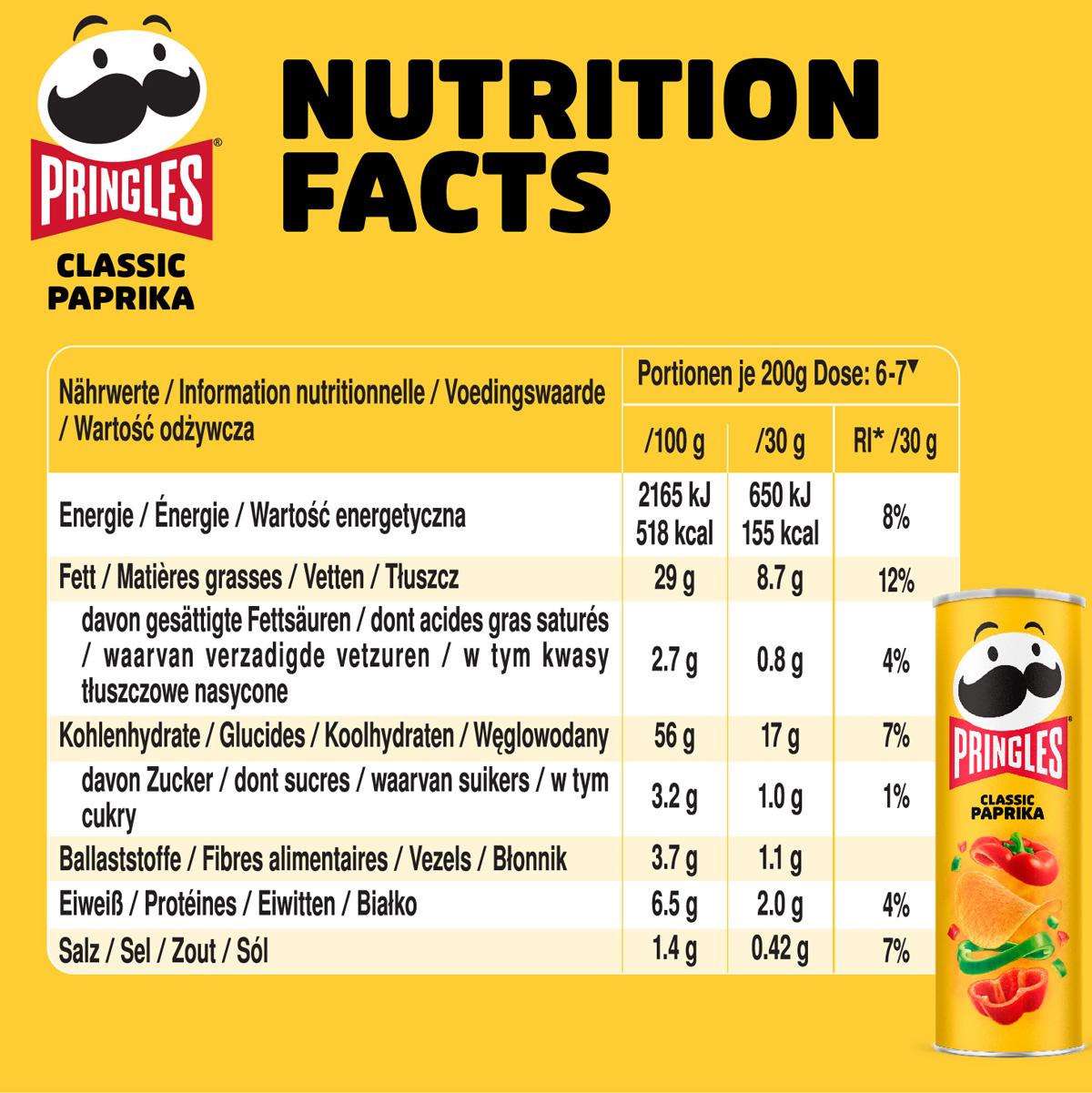 Produktbild Pringles Chips Classic Paprika 6 von 7