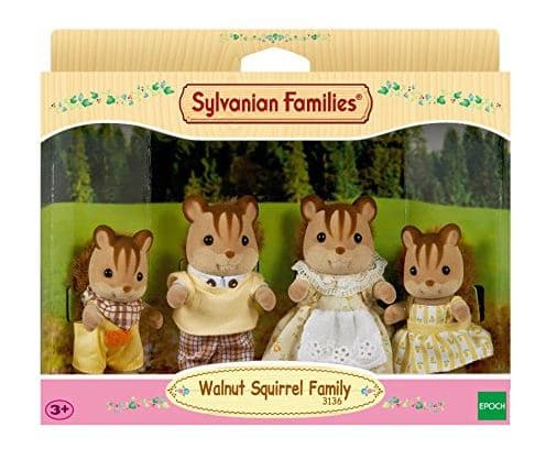 Sylvanian Families - Walnuss Eichhörnchen Familie Knacks, Püppchen