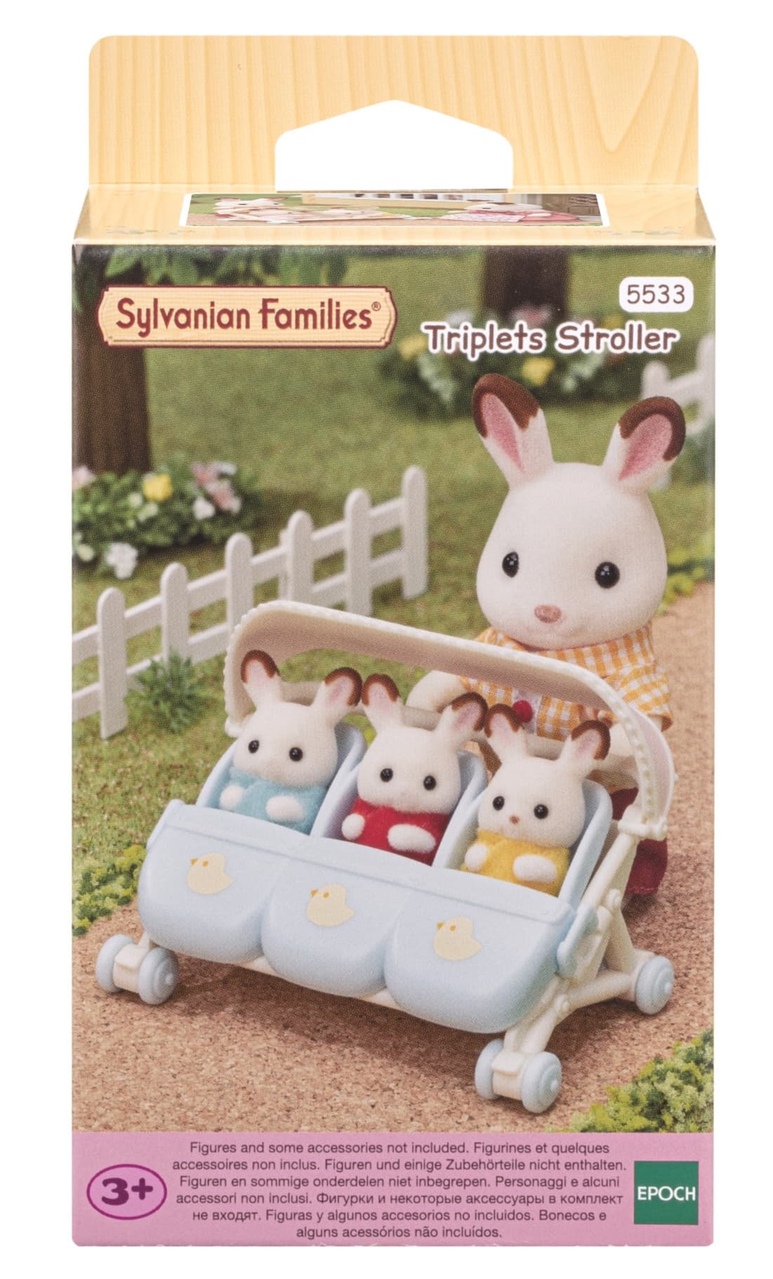 Sylvanian Families - Drillings-Kinderwagen