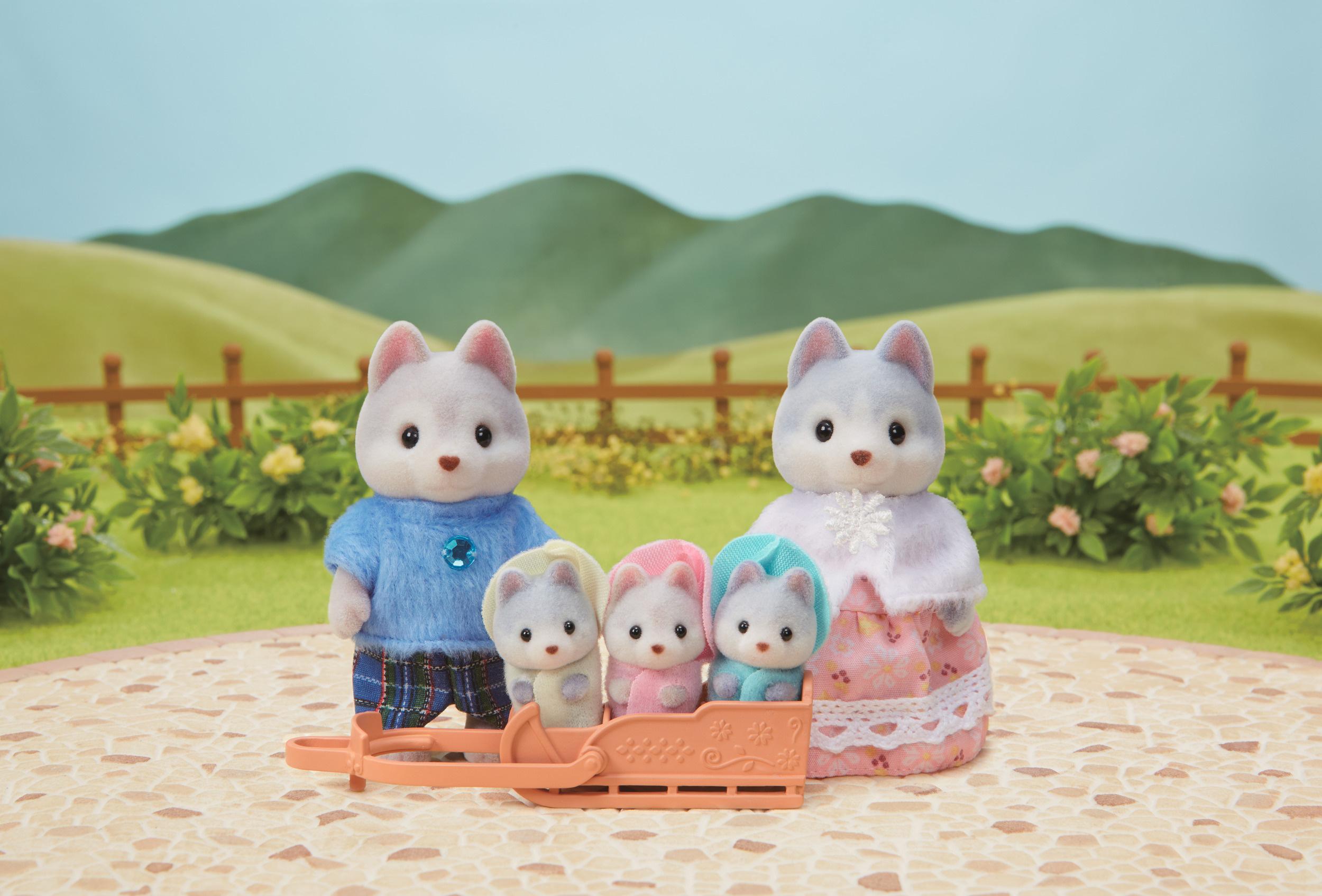Produktbild Sylvanian Families - Husky Familie 5636 3 von 3